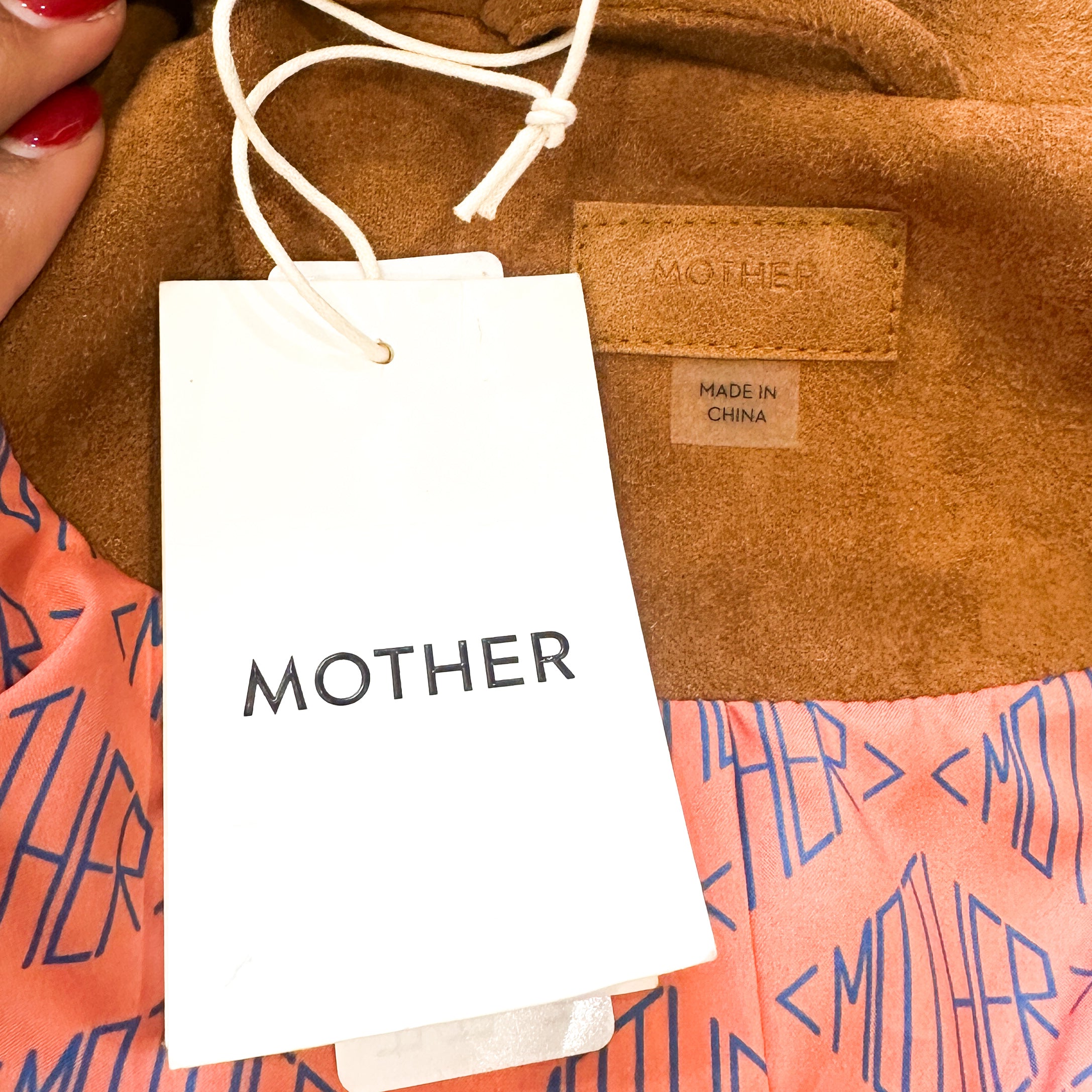 NEW Mother Brown Patch Pocket Car Hitch Hiking Jacket RRP £400 | Authentic Preloved