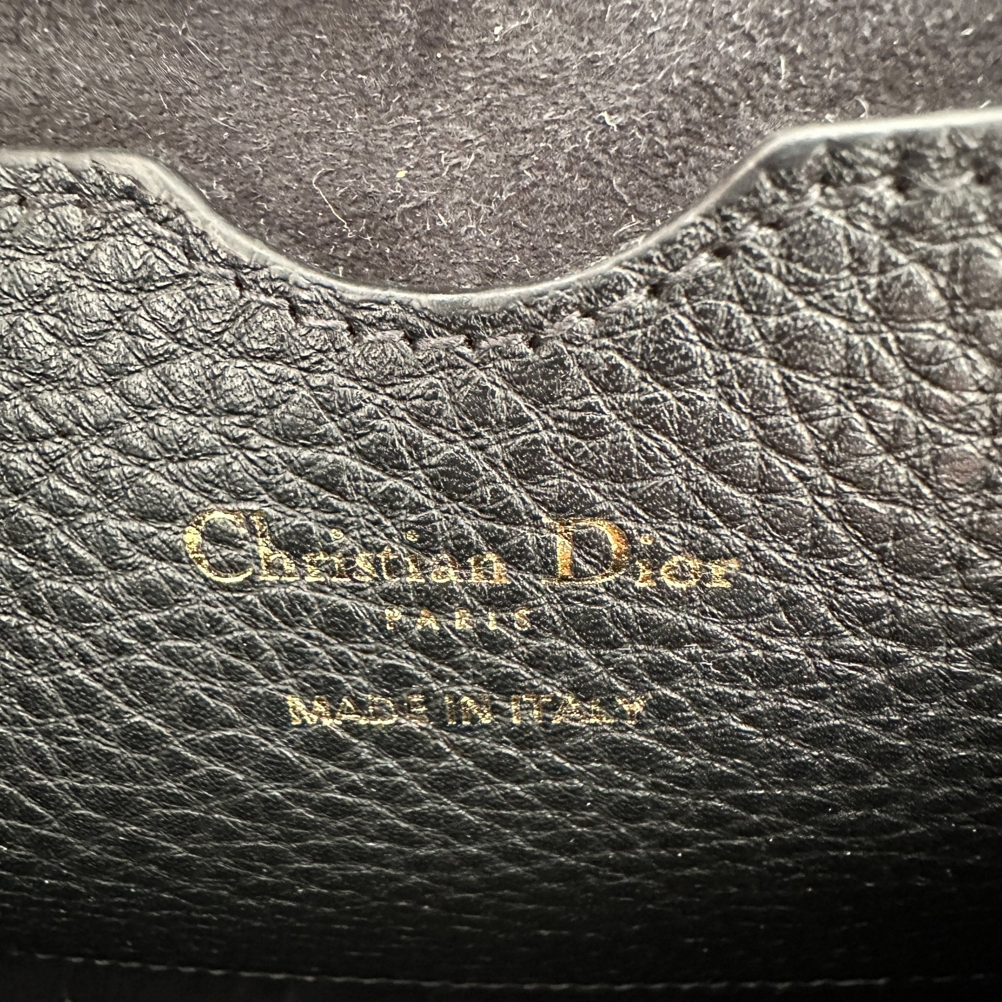 Dior Black Large Bobby Bag in Grained Calfskin RRP £3250 | Authentic Preloved - Reloved Again