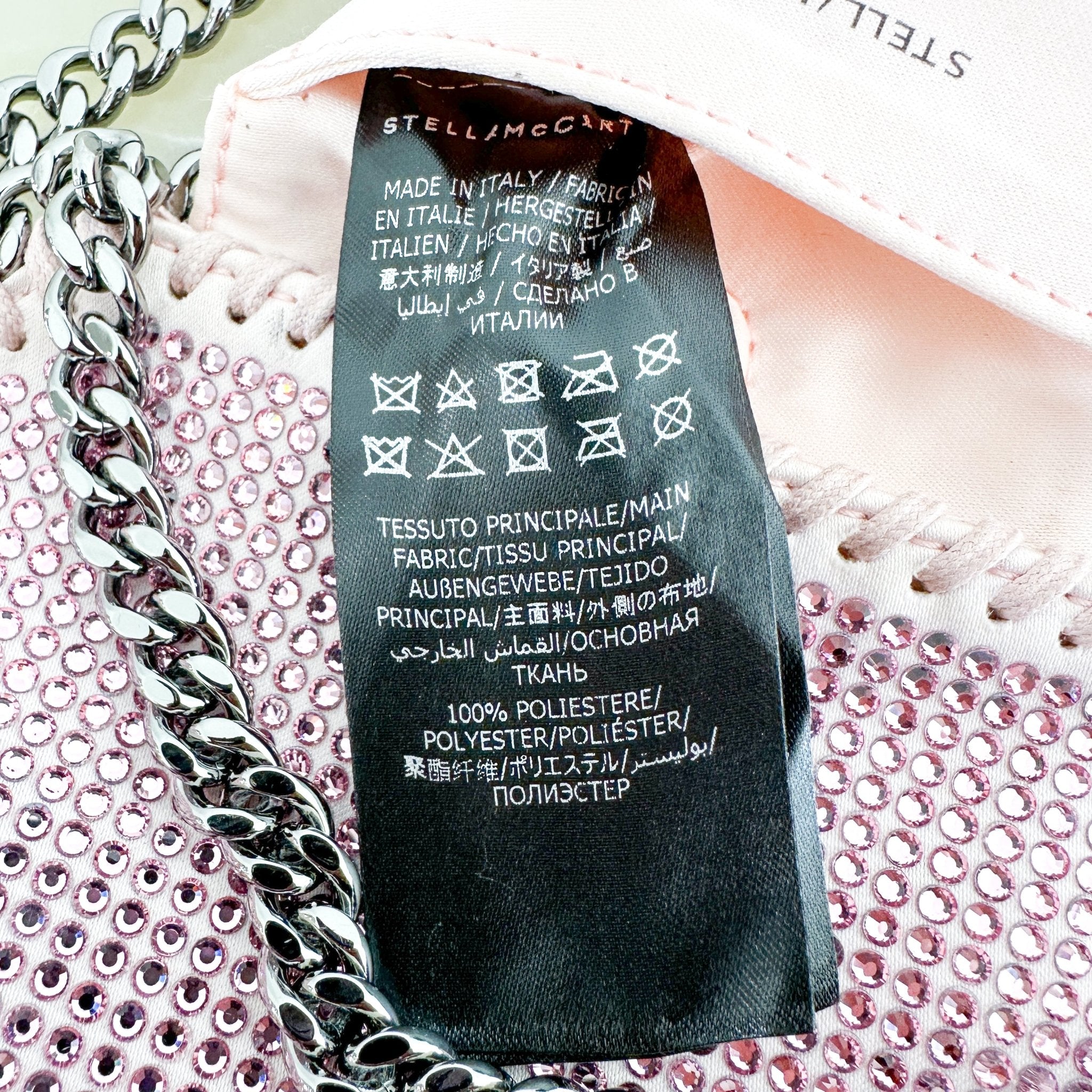 Stella McCartney Pink Mini Fabella Crystal Bag RRP £850 | Authentic Preloved - Reloved Again