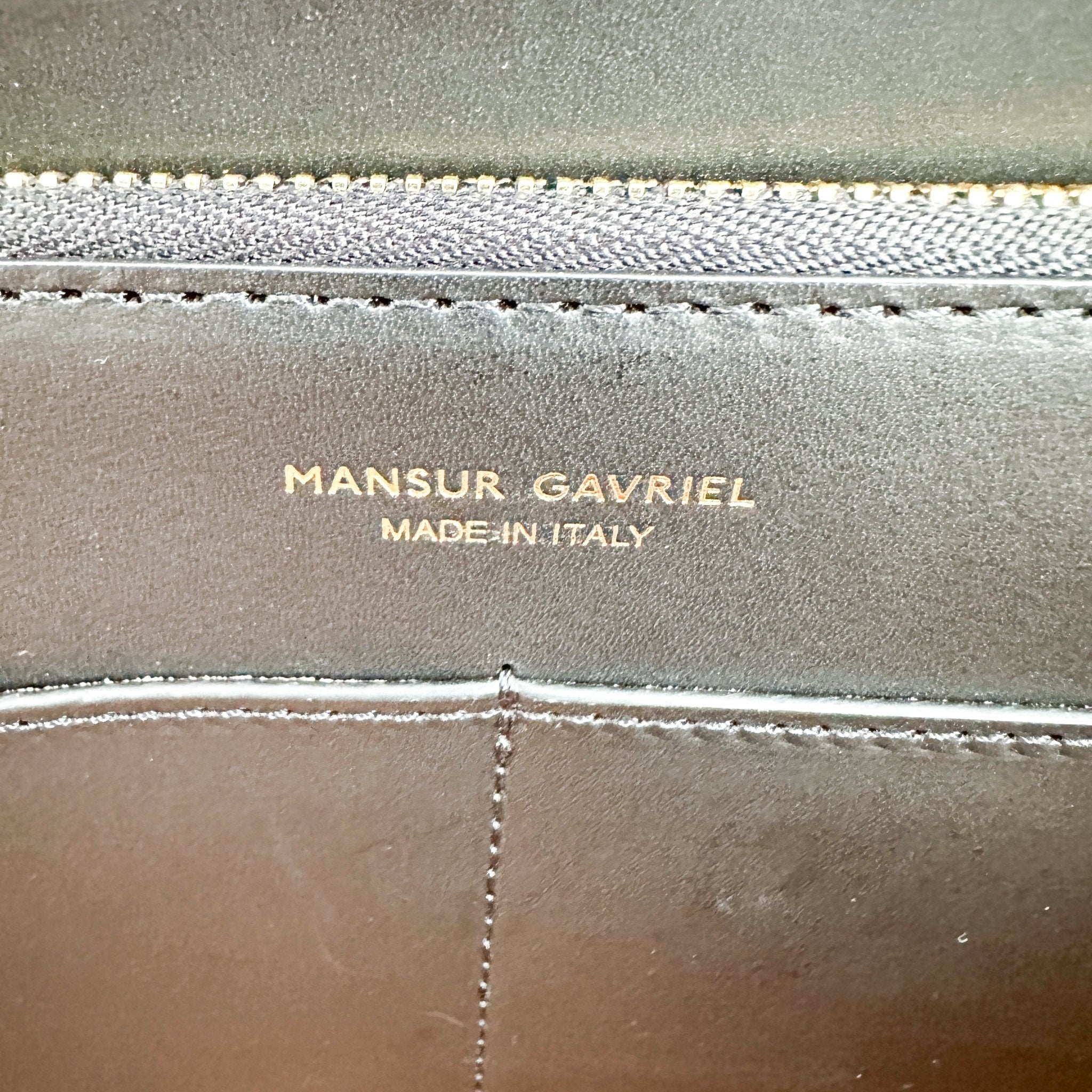 Mansur Gavriel Black & Red Multitude Leather Tote Bag RRP £500 | Authentic Preloved - Reloved Again