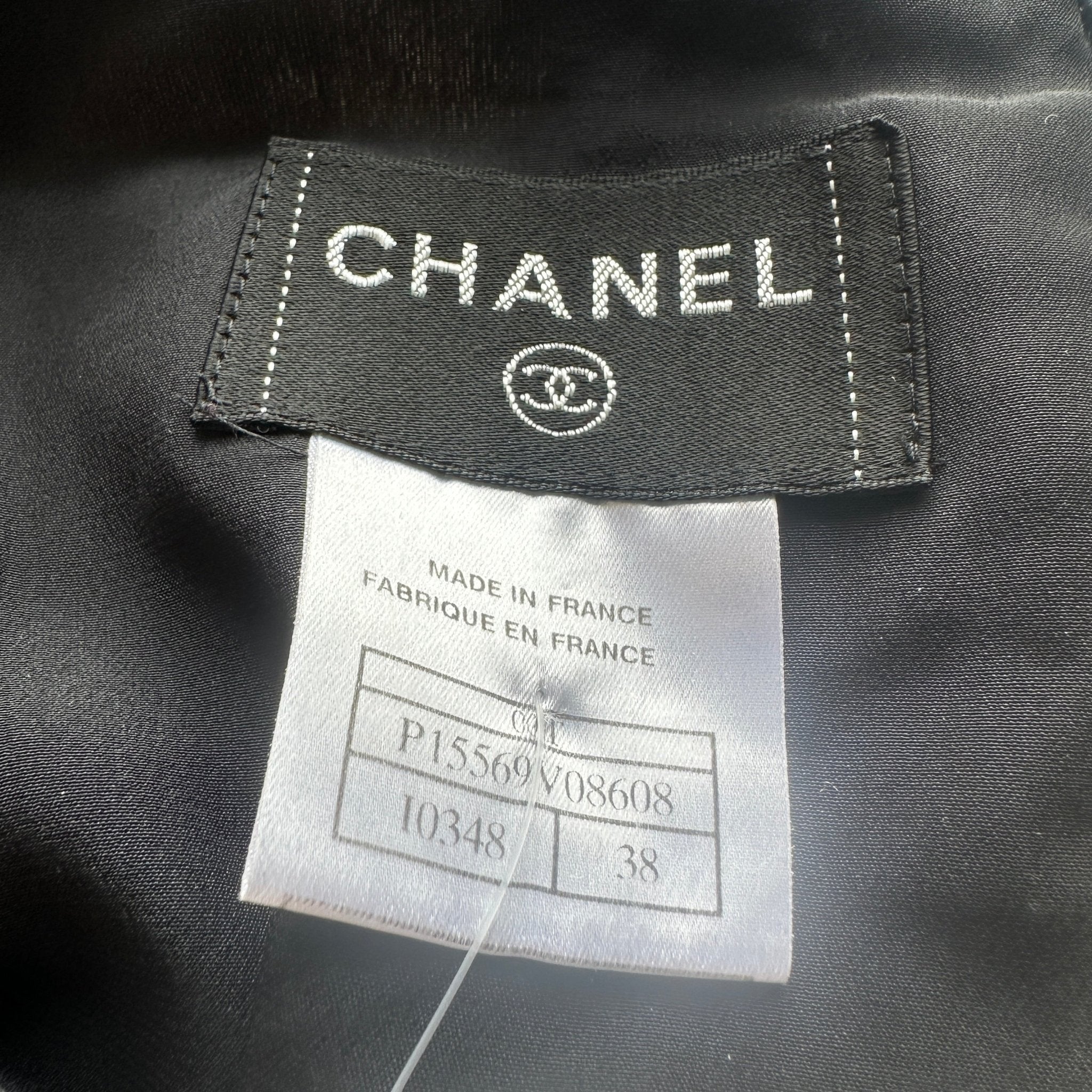 Chanel Vintage Black Silk Print Dress SS 2000 Runway RRP £1200 | Authentic Preloved - Reloved Again