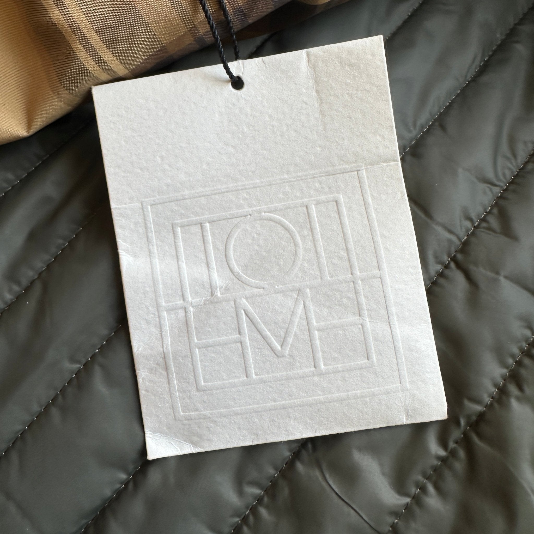 NEW Toteme Car Coat in Mustard Check RRP £670 | Authentic Preloved - Reloved Again