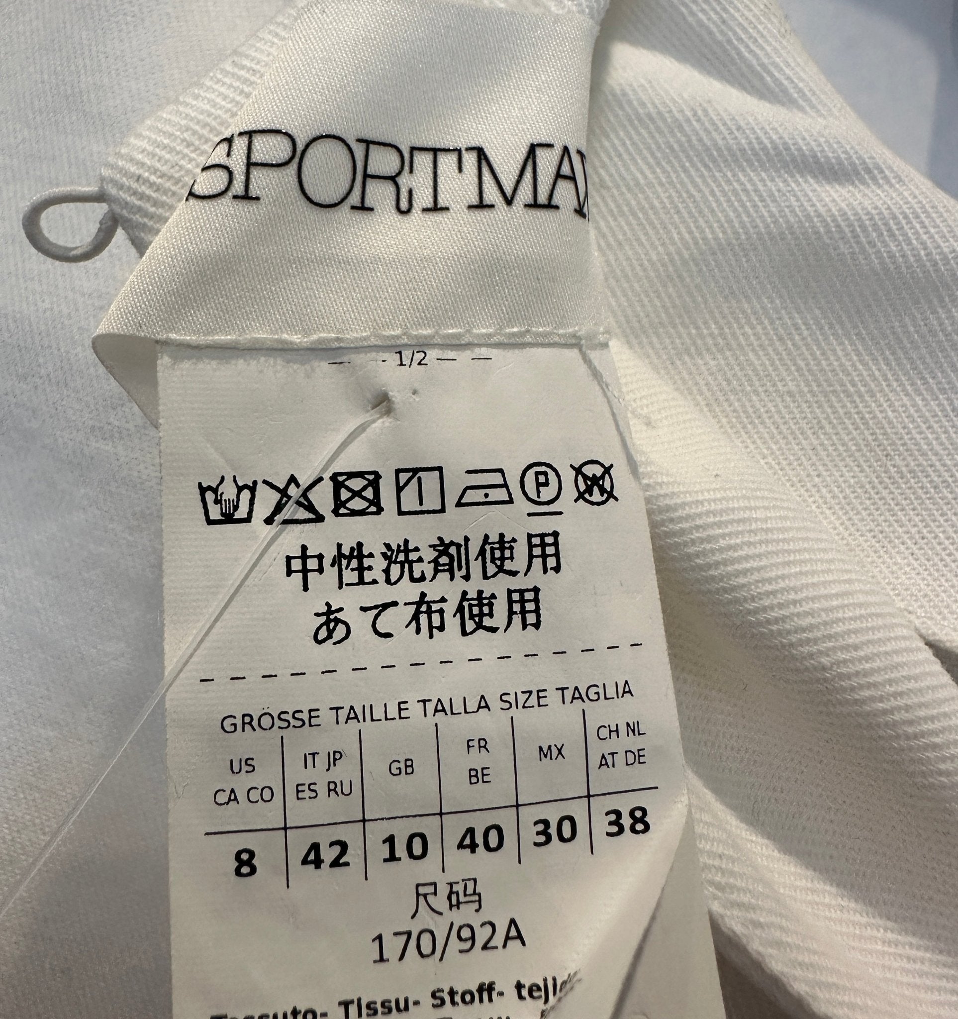 Sportmax open - knit midi white dress RRP £400 | Authentic Preloved - Reloved Again