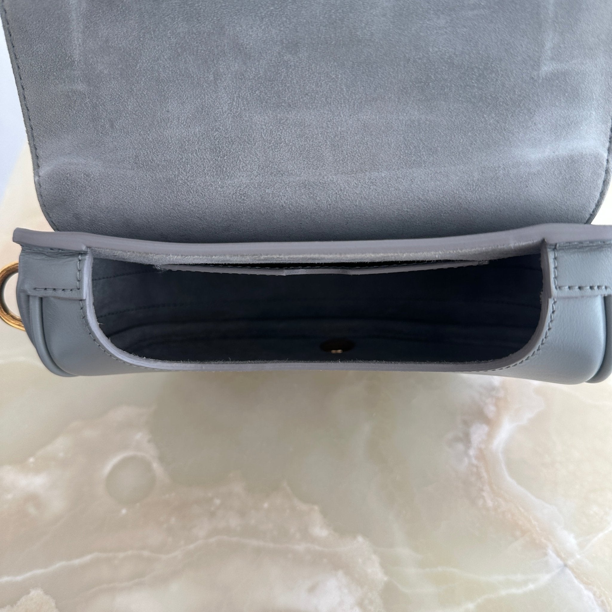 Dior Medium Blue Bobby Bag in Smooth Calfskin RRP £2850 | Authentic Preloved - Reloved Again