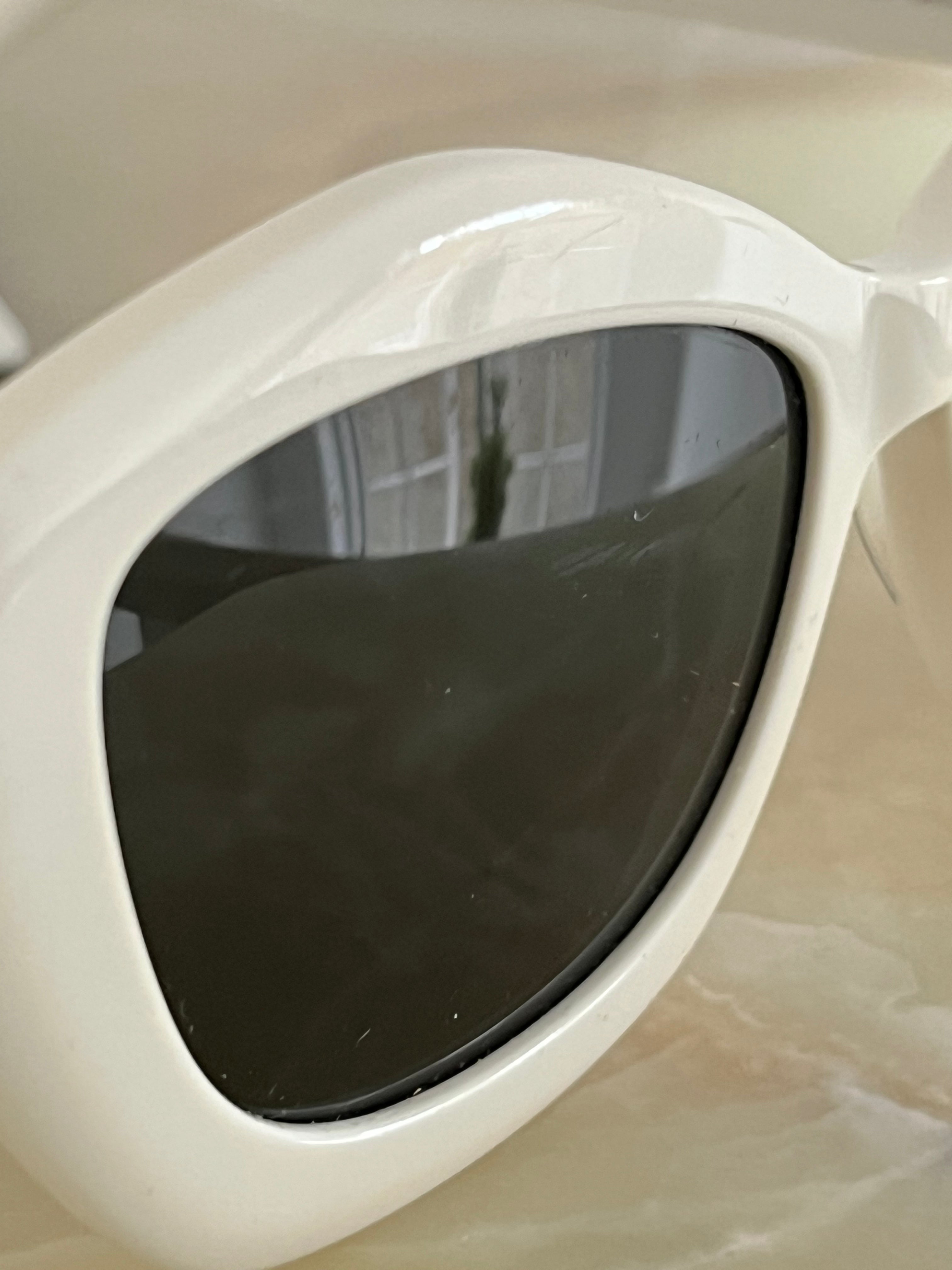Saint Laurent New Wave Ivory Cat-Eye Sunglasses (RRP £350) | Authentic Preloved FINAL SALE