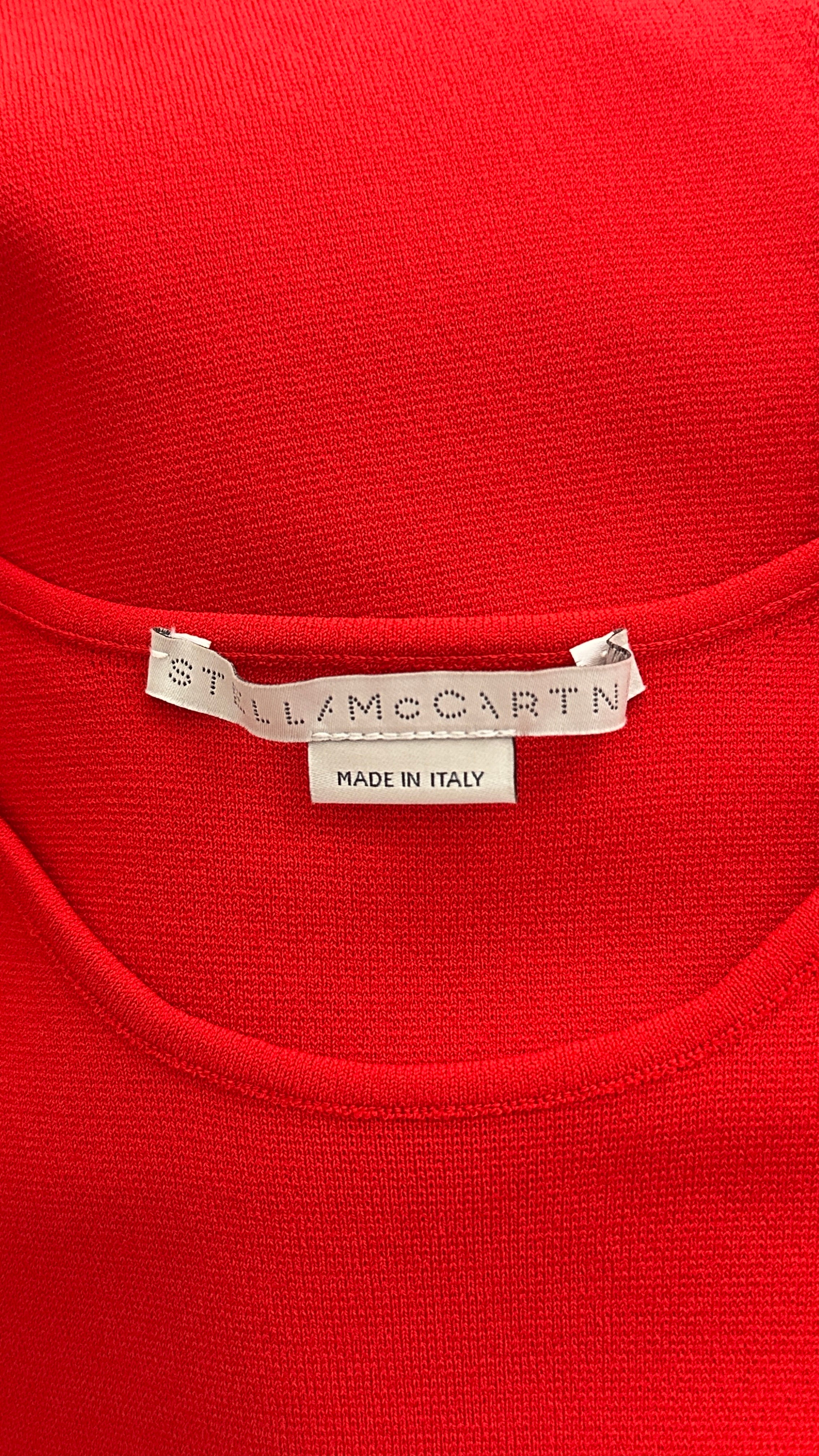 Stella MacCartney Red Illusion Dress (RRP £1200) | Authentic & Preloved
