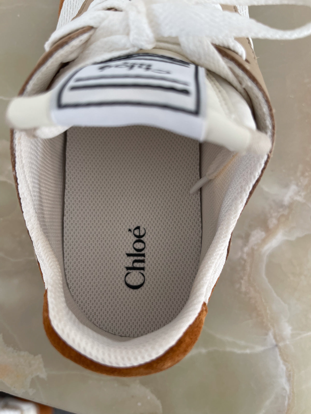 Chloe Kick Sneakers in Brown (RRP £575) | Authentic Preloved - Reloved Again