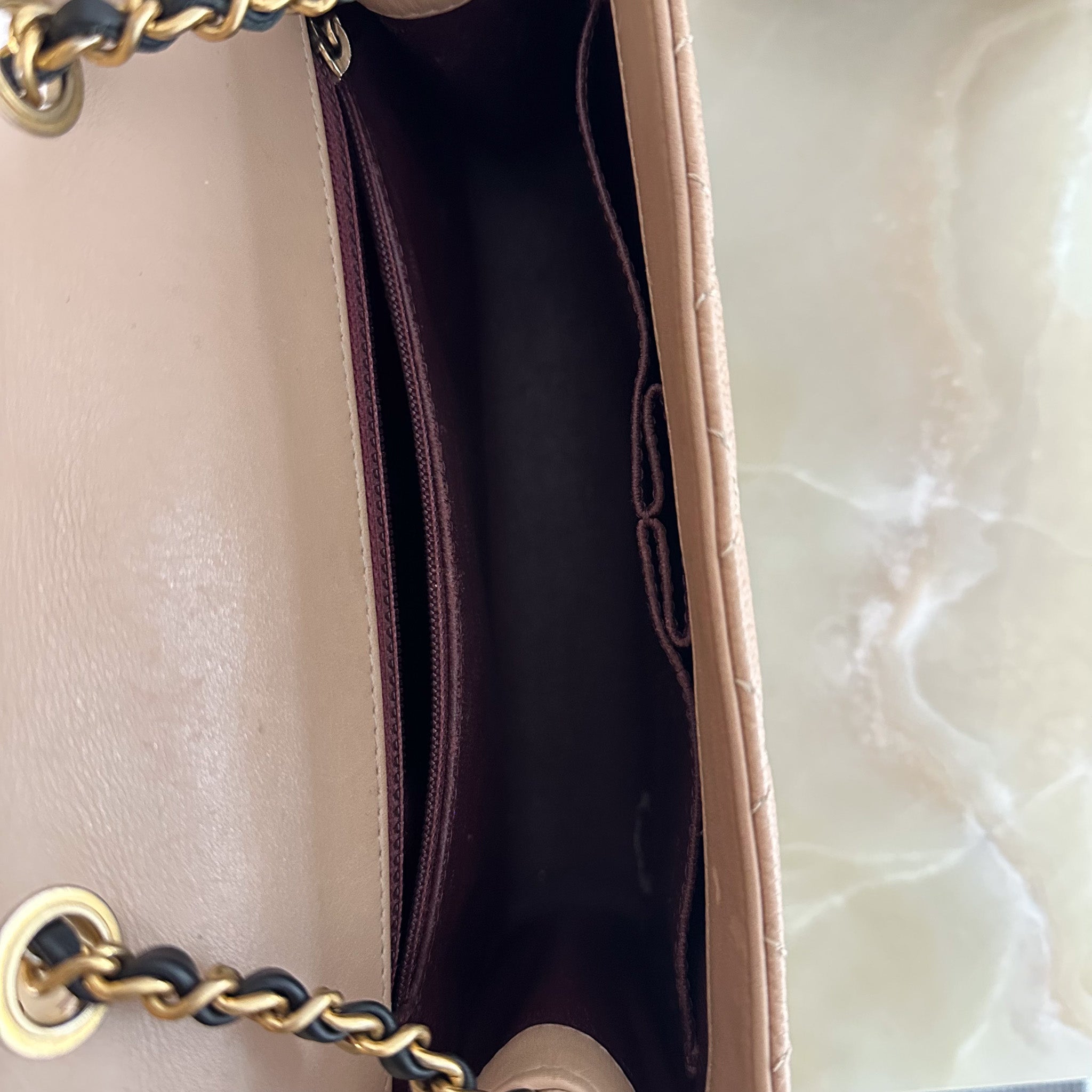 Chanel Small Bicolour Caviar CC Filigree Flap Shoulder Bag RRP £4870 | Authentic Preloved - Reloved Again