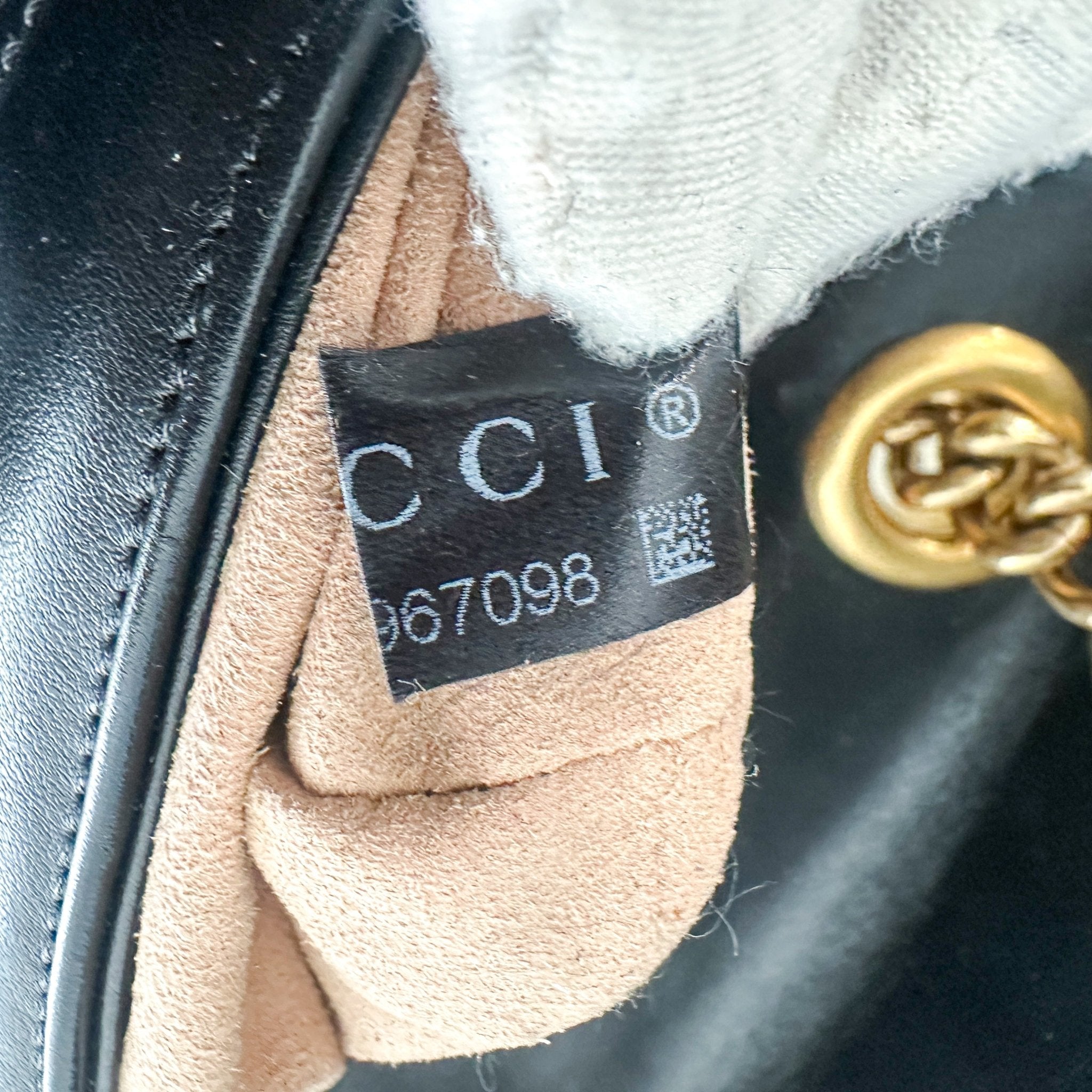 Gucci GG Marmont Small Bag in Black Leather RRP £1890 | Authentic Preloved - Reloved Again