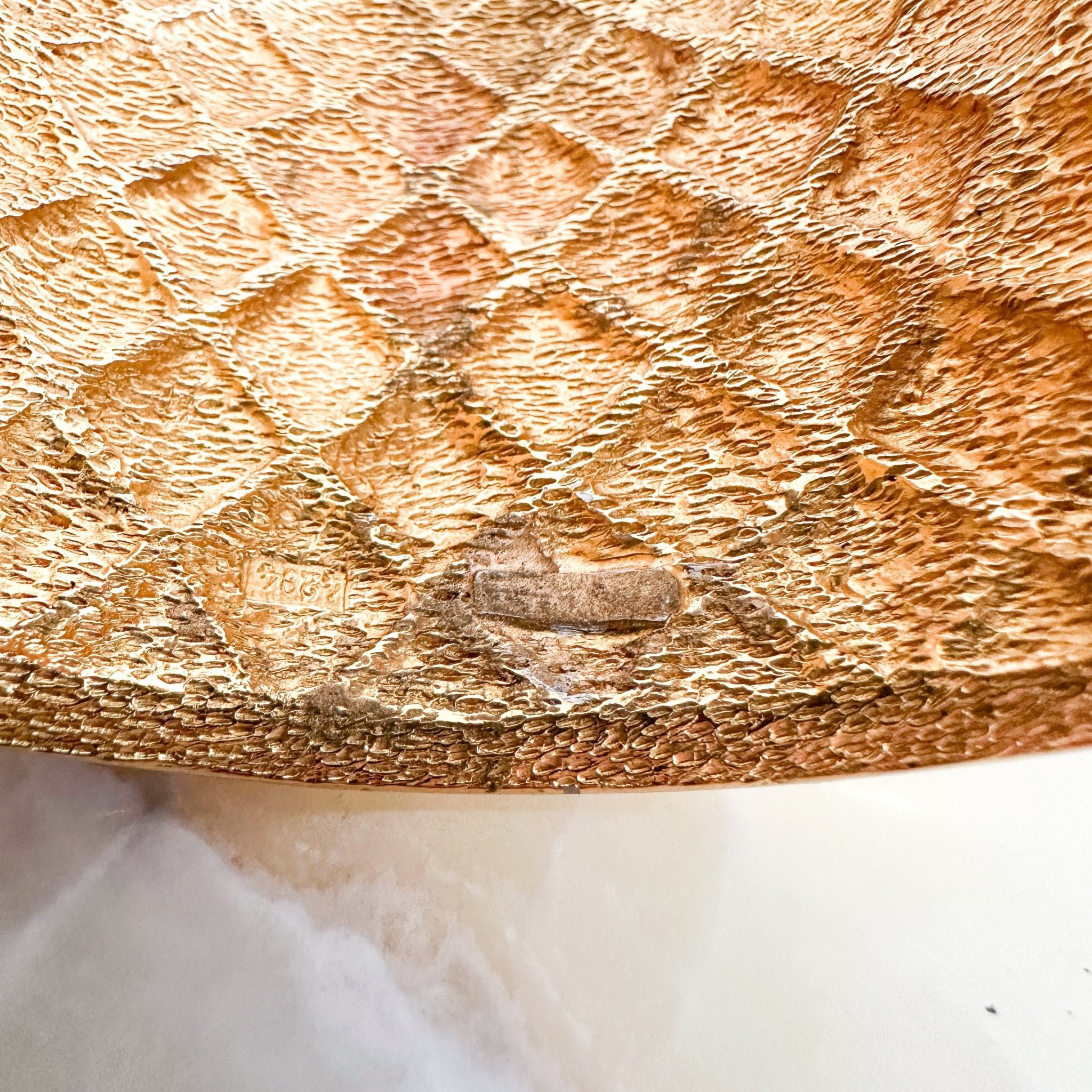 Chanel Vintage Embossed Interwoven Gold Plated Bangle RRP £1800 | Authentic Preloved FINAL SALE - Reloved Again