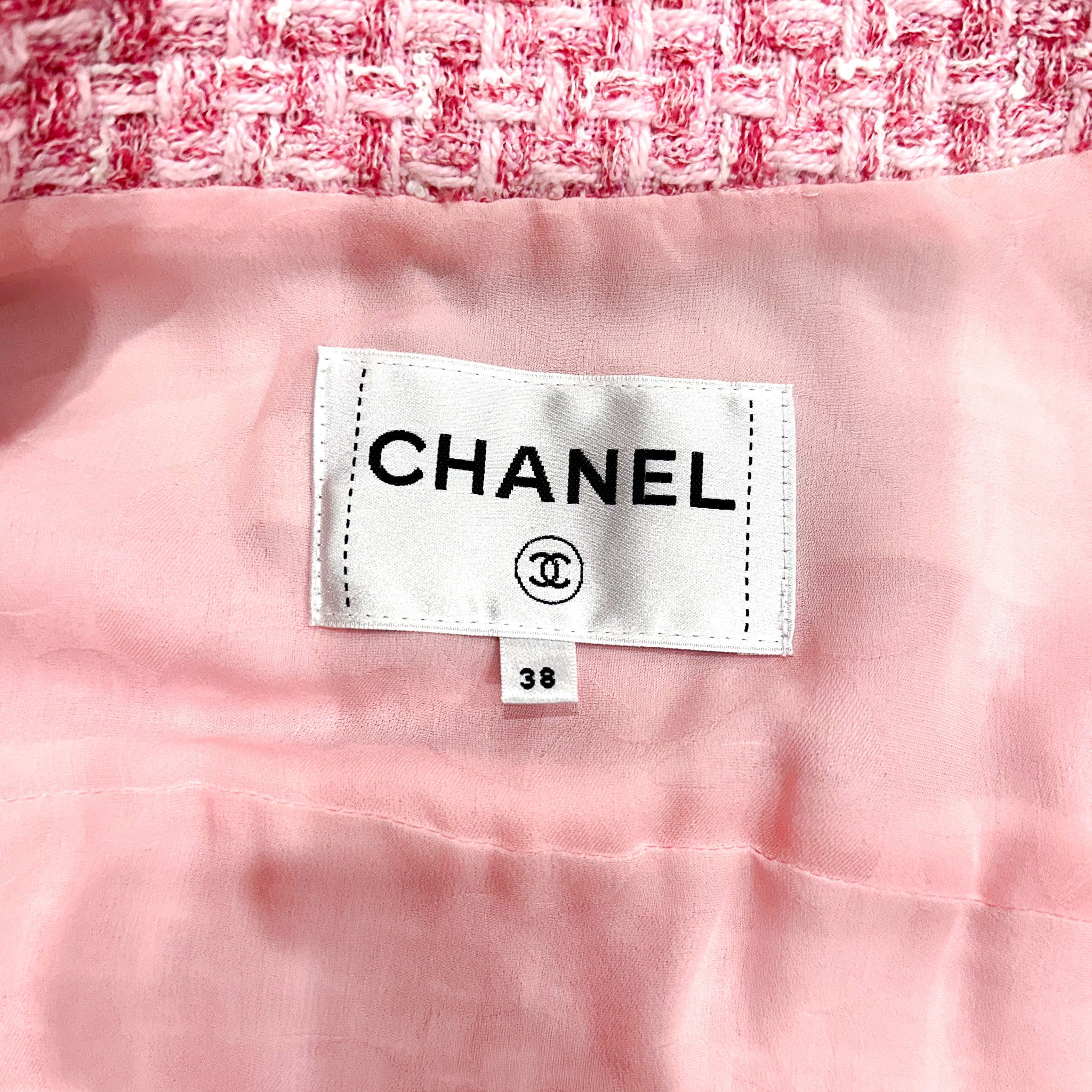 Chanel Pink Tweed Jacket RRP £5560 | Authentic Preloved - Reloved Again