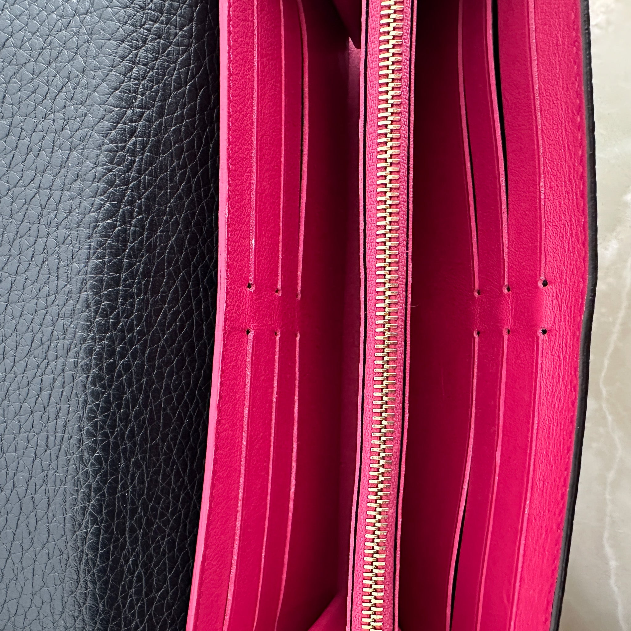 Louis Vuitton Capucines Wallet in Black RRP £1010 | Authentic Preloved - Reloved Again