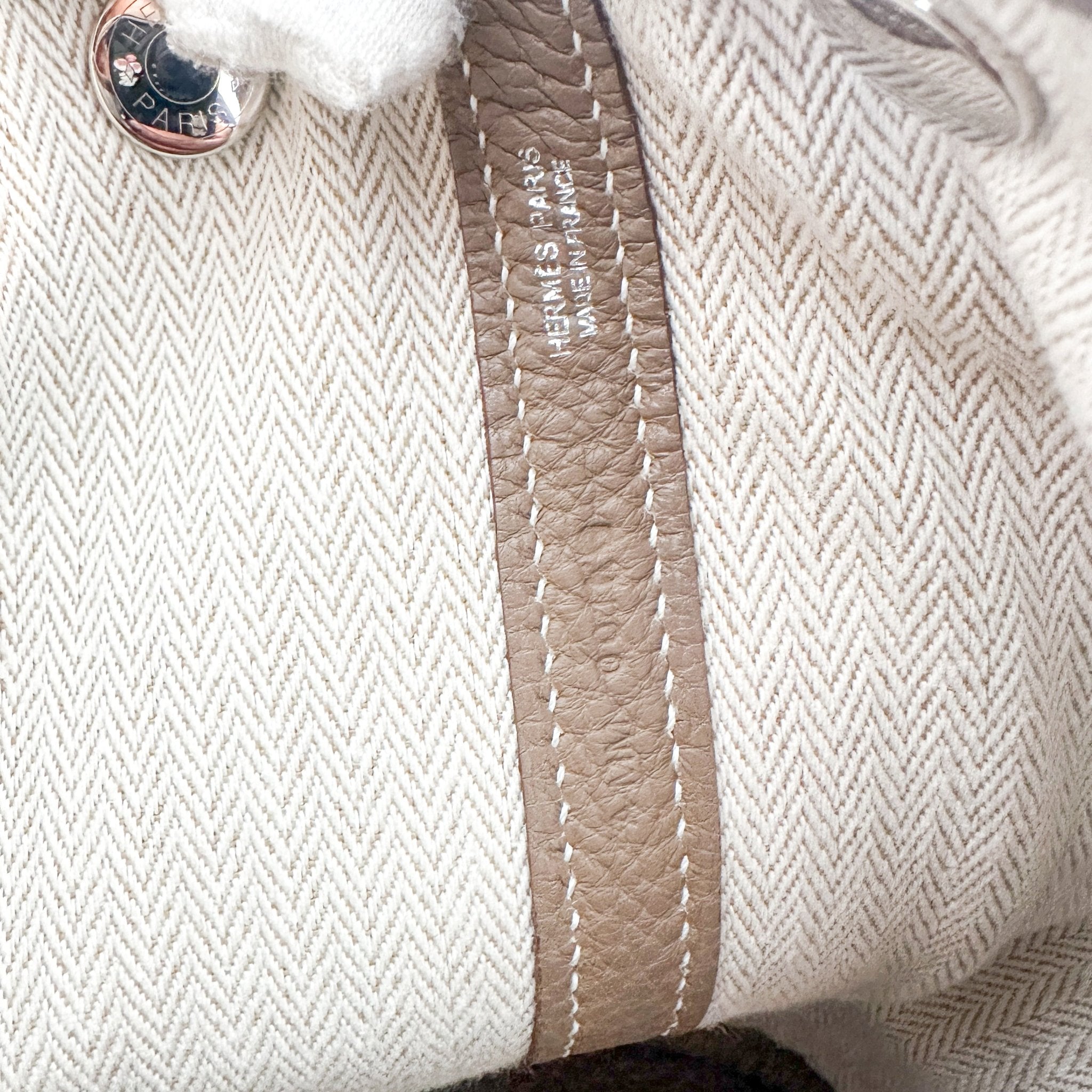 Hermes Etoupe Garden Party 30 Negonda Tote Bag (RRP £3500) | Authentic Preloved - Reloved Again