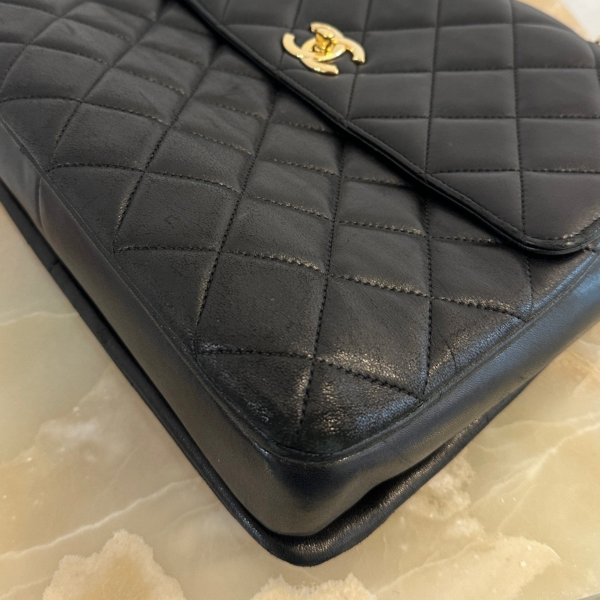 Chanel Trendy Large Lambskin Quilted Flap Bag with Top Handle | Authentic Preloved - Reloved Again