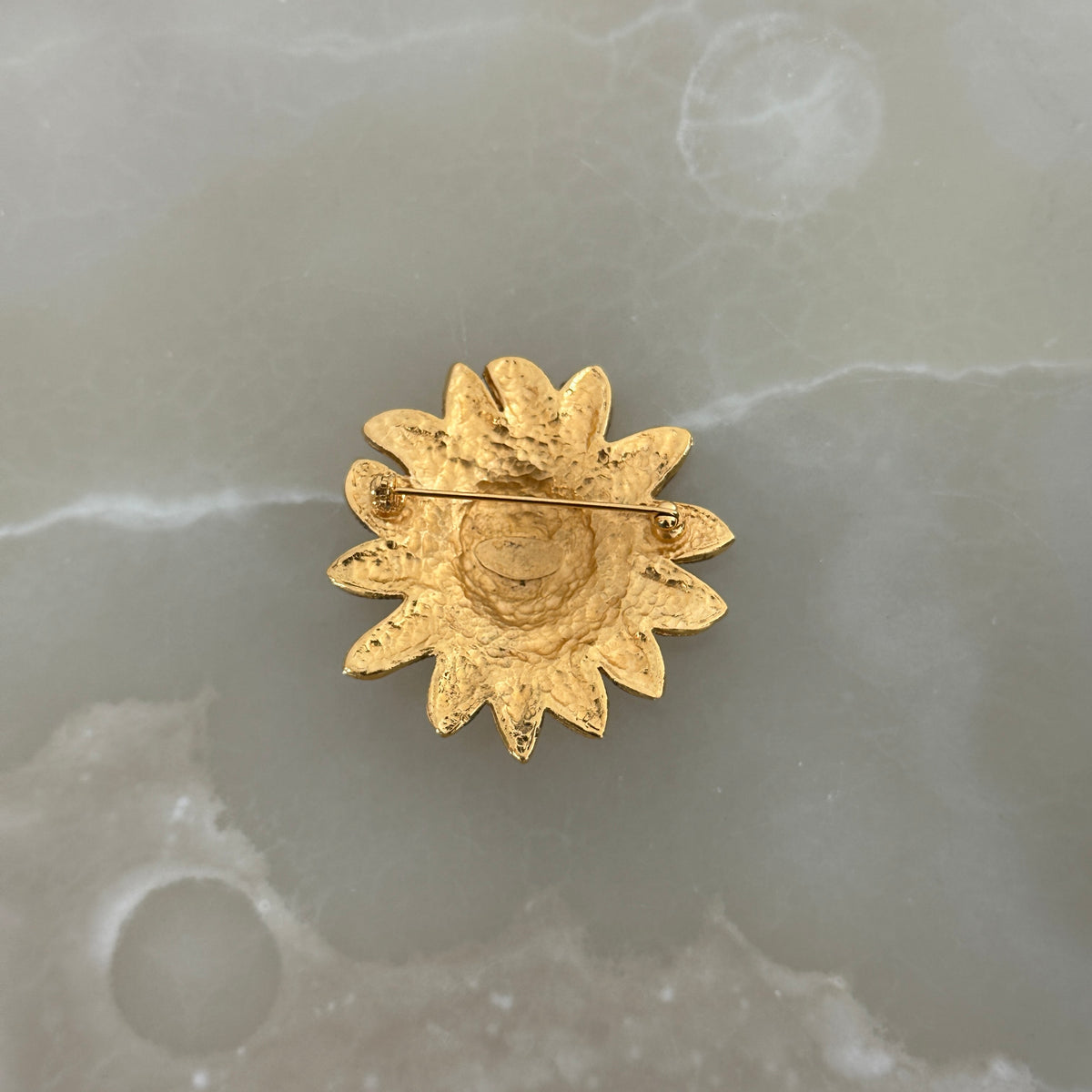 Chanel Vintage Lion and Sun Shaped Brooch (1980) RRP £541  | Authentic Preloved FINAL SALE