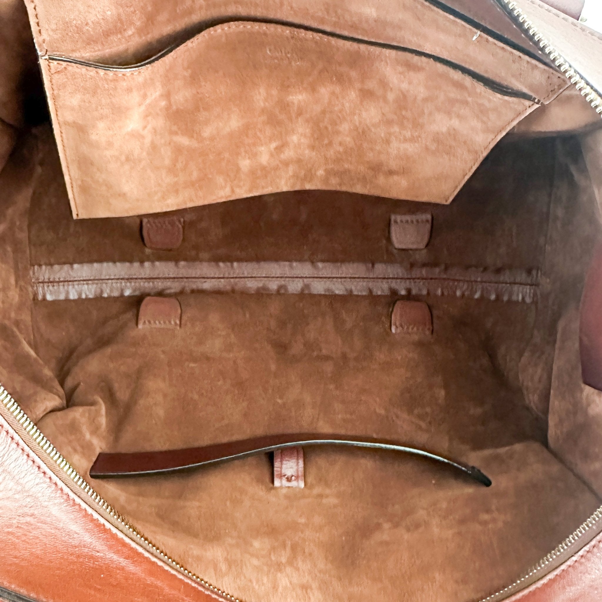 CURRENT SEASON Chloe Kerala Brown Large Leather Shoulder Bag (RRP £2390) | Authentic Preloved - Reloved Again