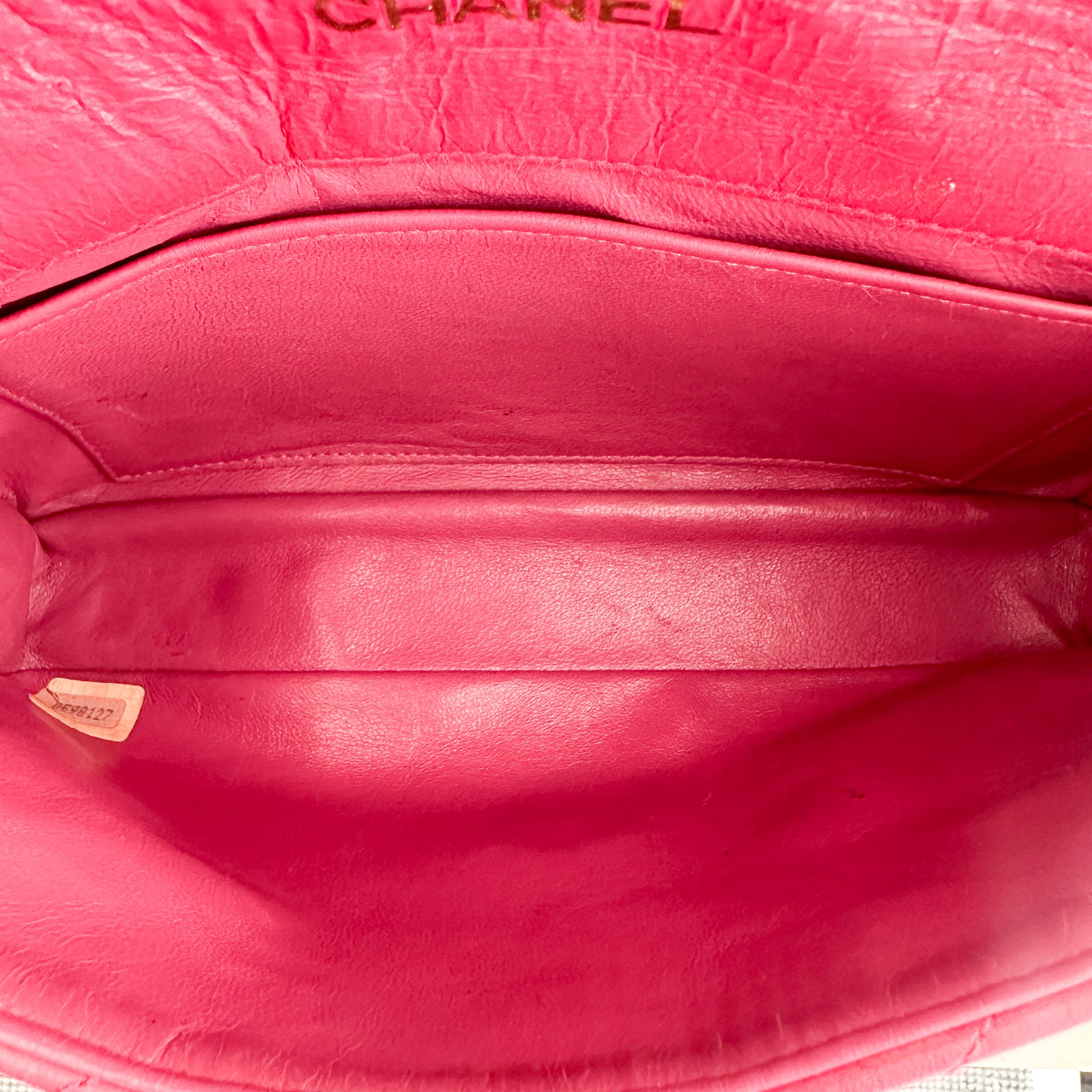 Chanel Vintage 1980s Pink Quilted Lambskin Mini Flap Bag (RRP £6500) | Authentic Preloved - Reloved Again