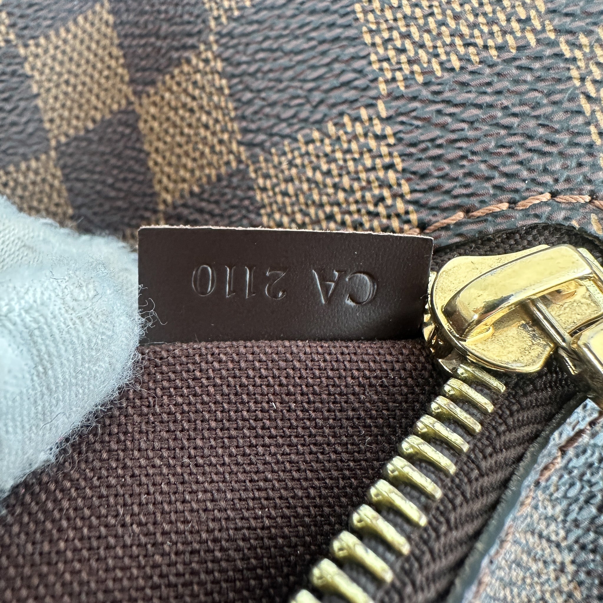 Louis Vuitton Brown MM Damier Ebene Brooklyn Messenger Bag (RRP £1000) | Authentic Preloved - Reloved Again