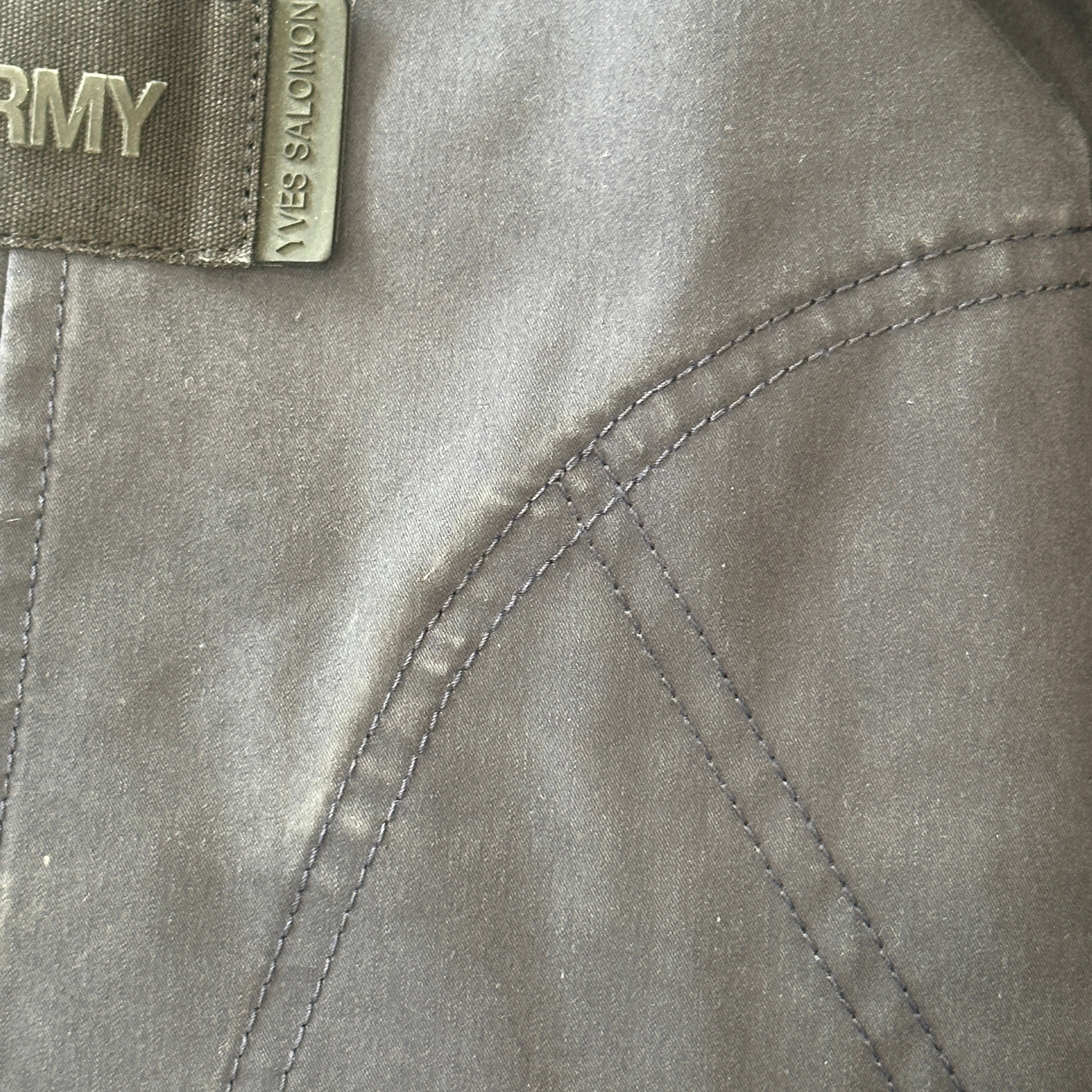 YVES Salomon Canvas and Fur Trim Parka Jacket (RRP £1350)  | Authentic Preloved