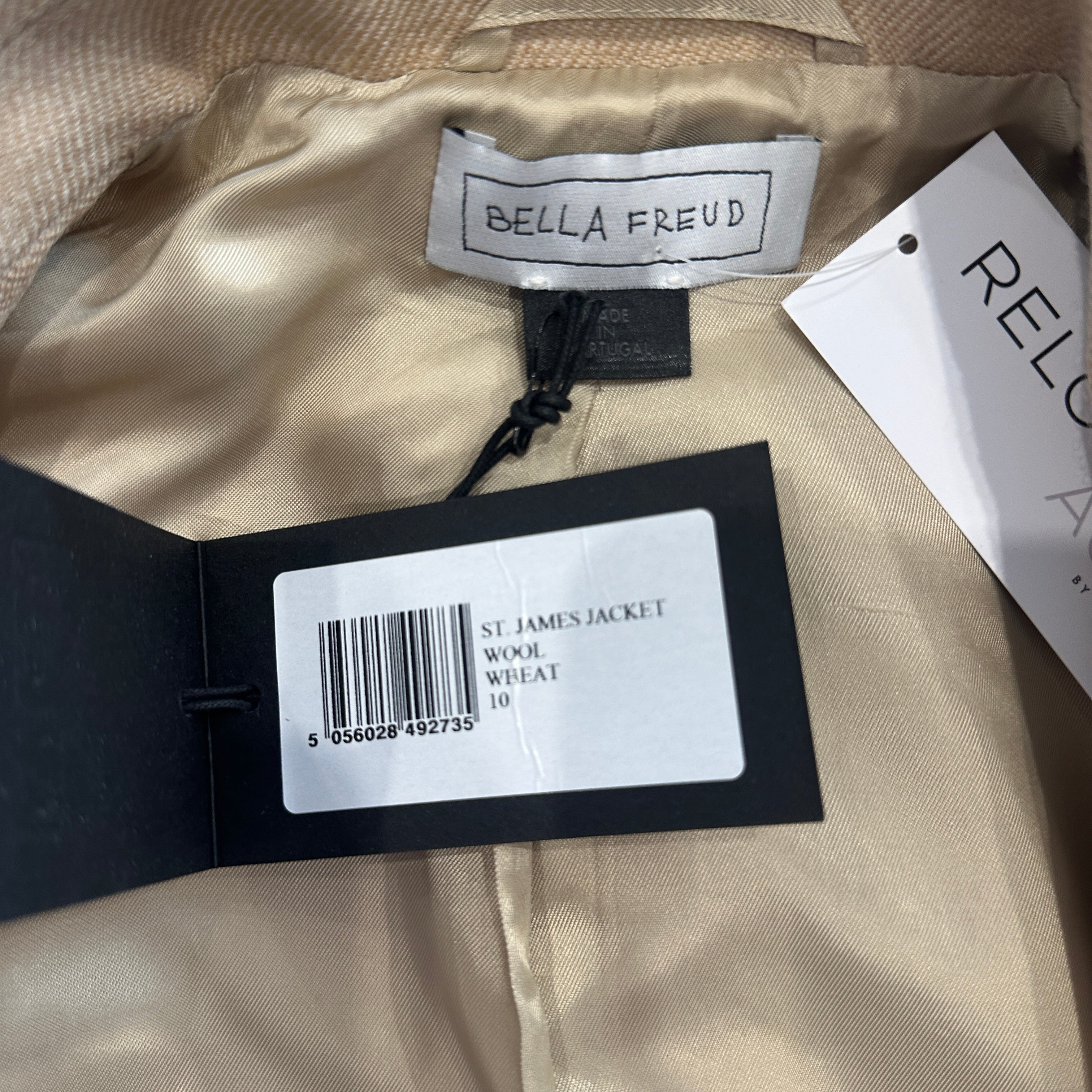 NEW Bella Freud Cavalry Twill Saint James Suit RRP £1500 | Authentic Preloved