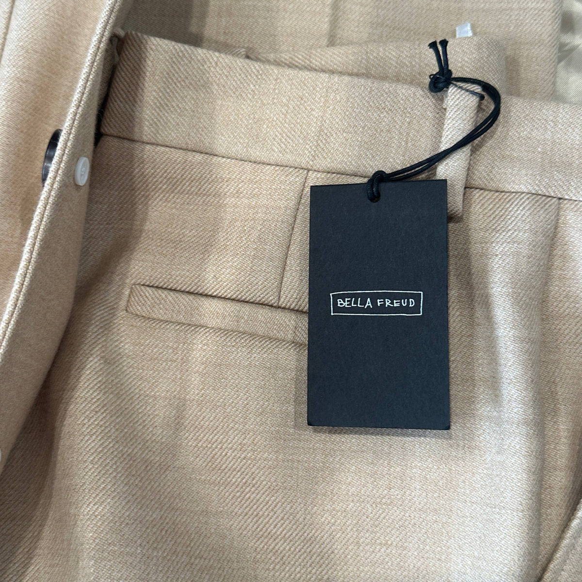 NEW Bella Freud Cavalry Twill Saint James Suit RRP £1500 | Authentic Preloved