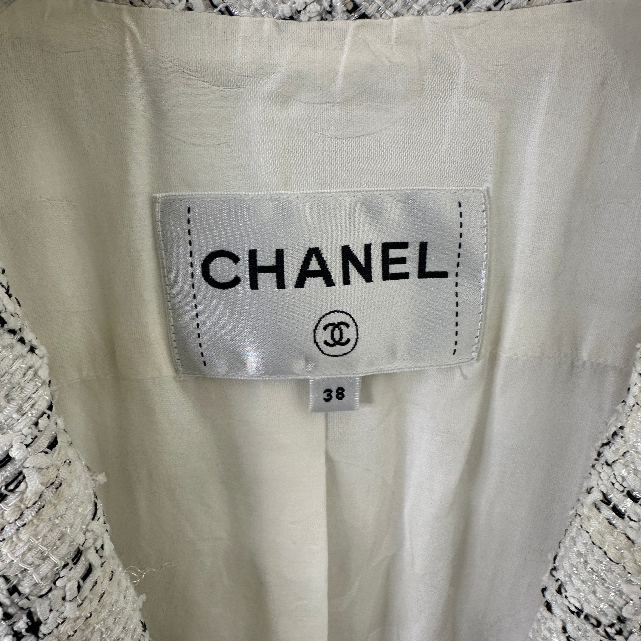 Chanel 20B OVERSIZED LUREX TWEED Jacket 2020 Pre - Collection | Authentic Preloved - Reloved Again