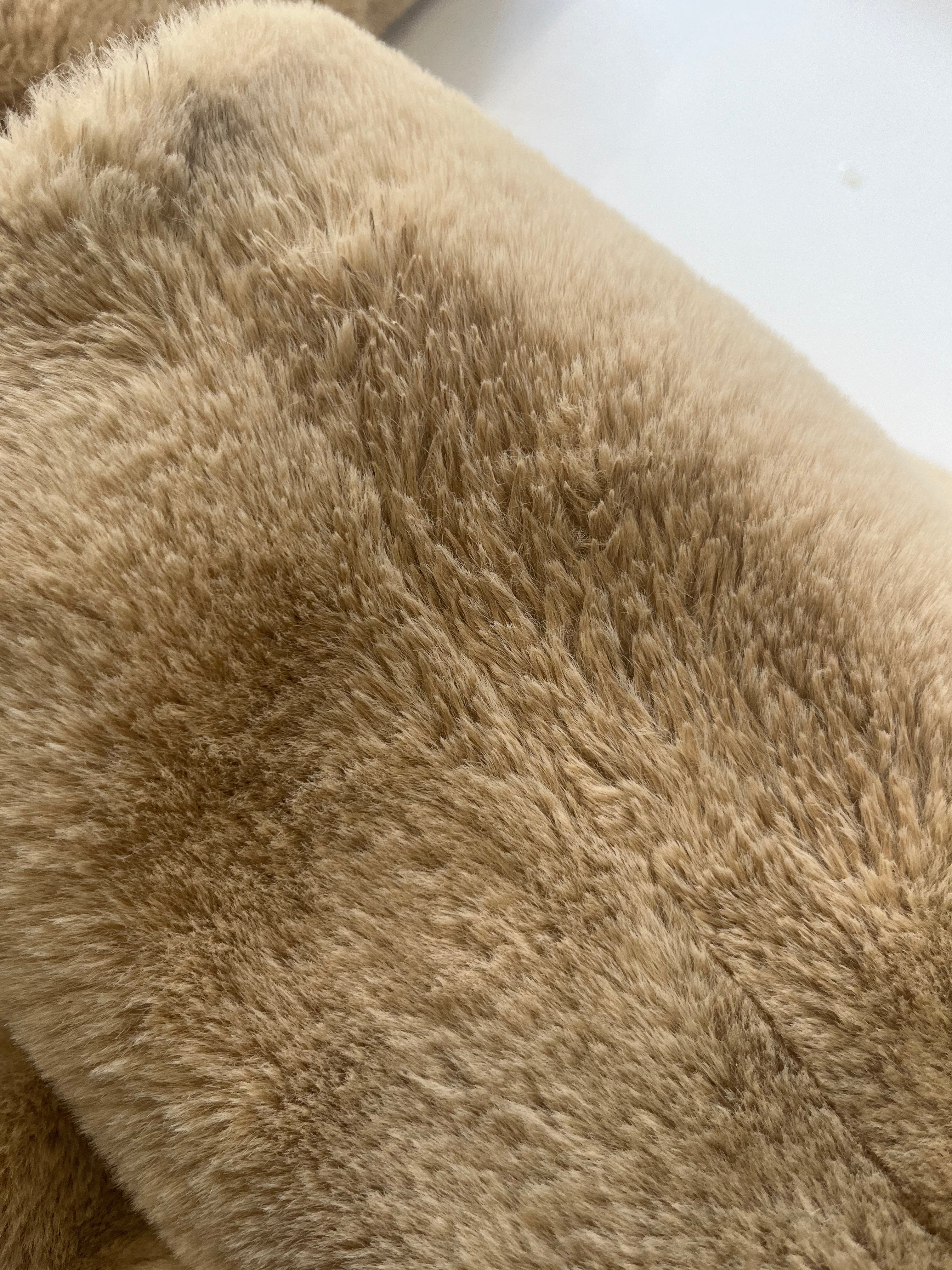 Sandro Beige Faux Fur Coat (RRP £1800) | FINAL SALE Authentic Preloved