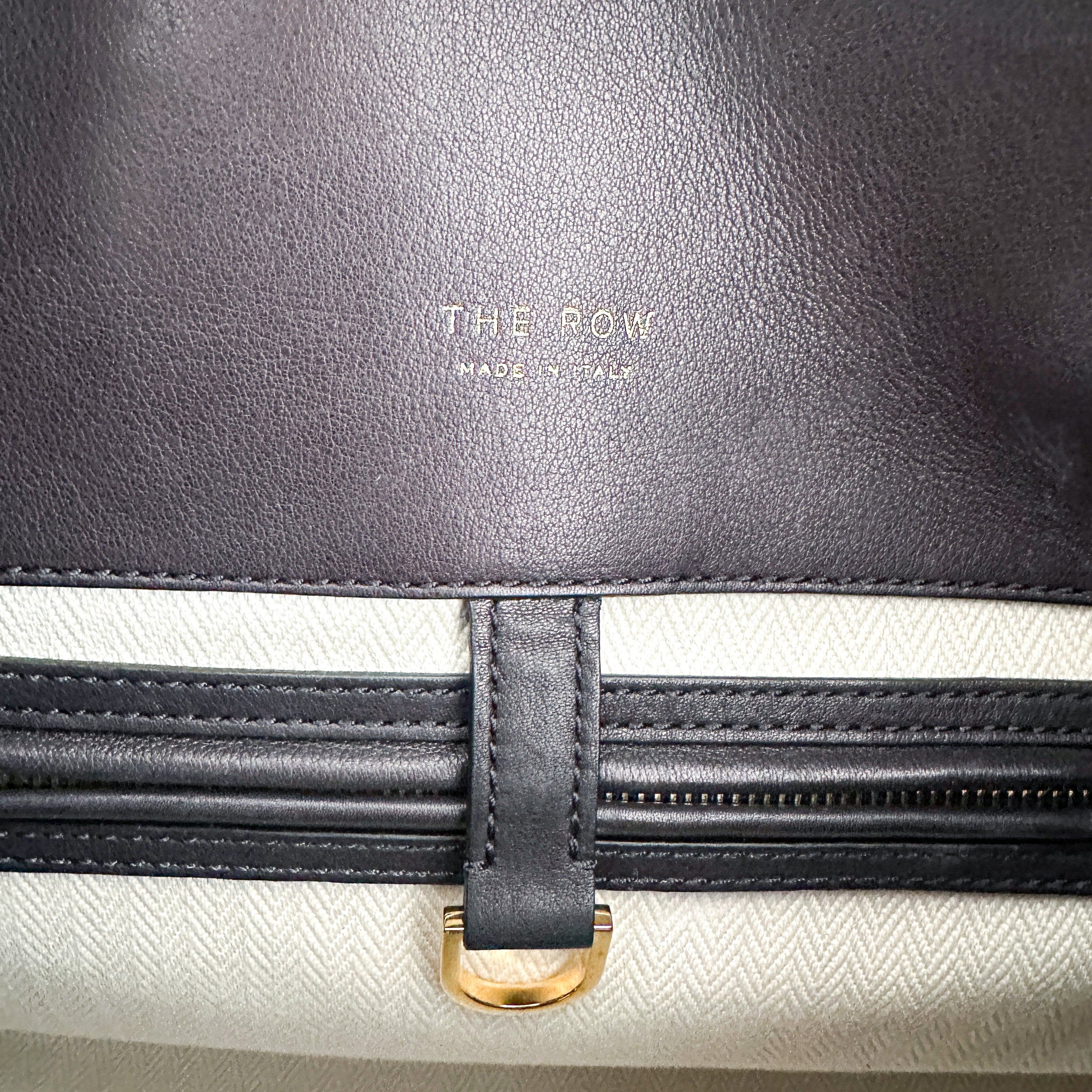 The Row Black Margaux Shoulder Bag 15 RRP £4540 | Authentic Preloved