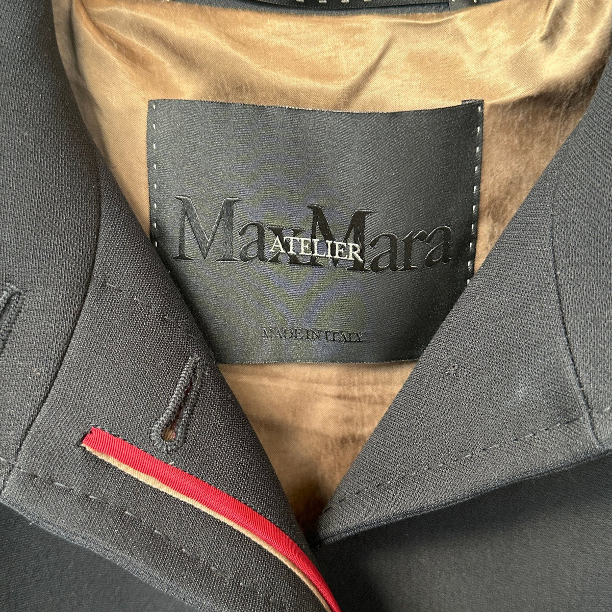 MaxMara Atelier Black Coat RRP £8000 | Authentic Preloved - Reloved Again
