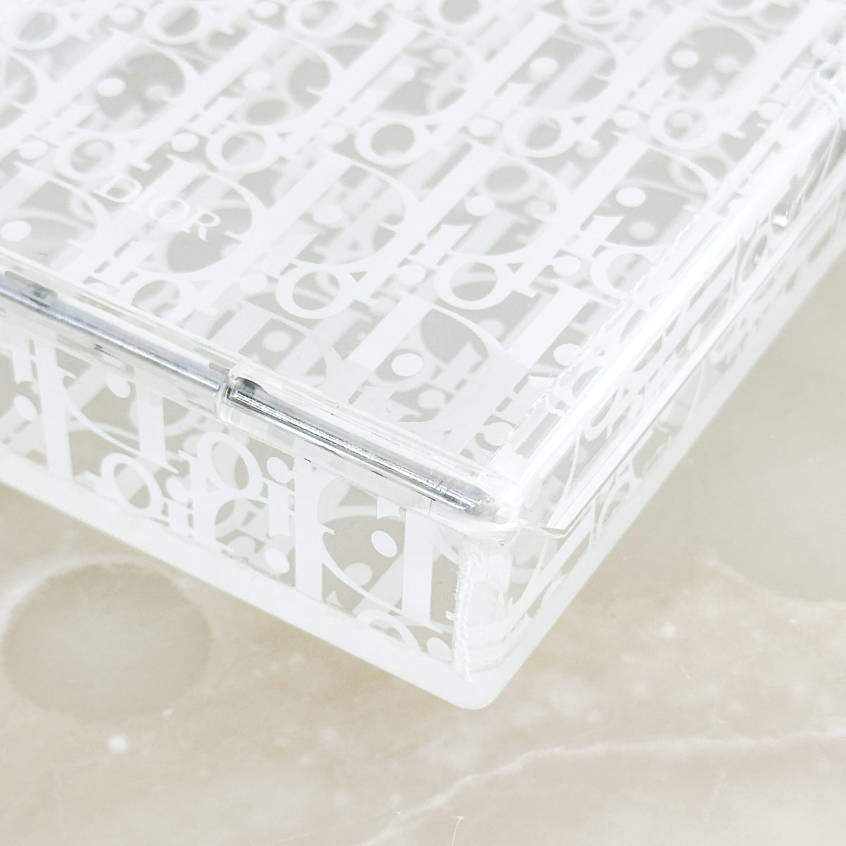 Dior Oblique Plexiglass Vertical Pouch RRP £1800 | Authentic Preloved