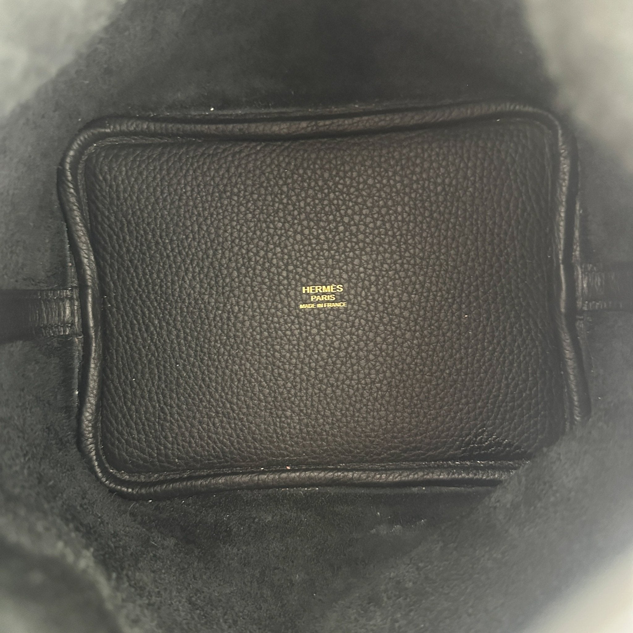 NEW Hermès Picotin Lock 18 PM Noir Clemence Leather Tote Bag | Authentic Preloved - Reloved Again