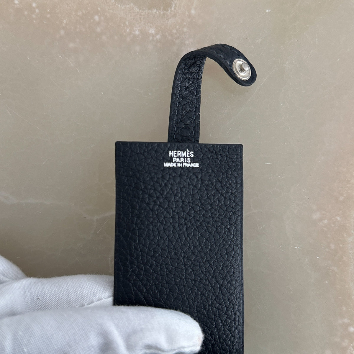 Hermes Victoria Handbag 43: Black Leather Palladium Hardware (RRP £3500) | Authentic Preloved