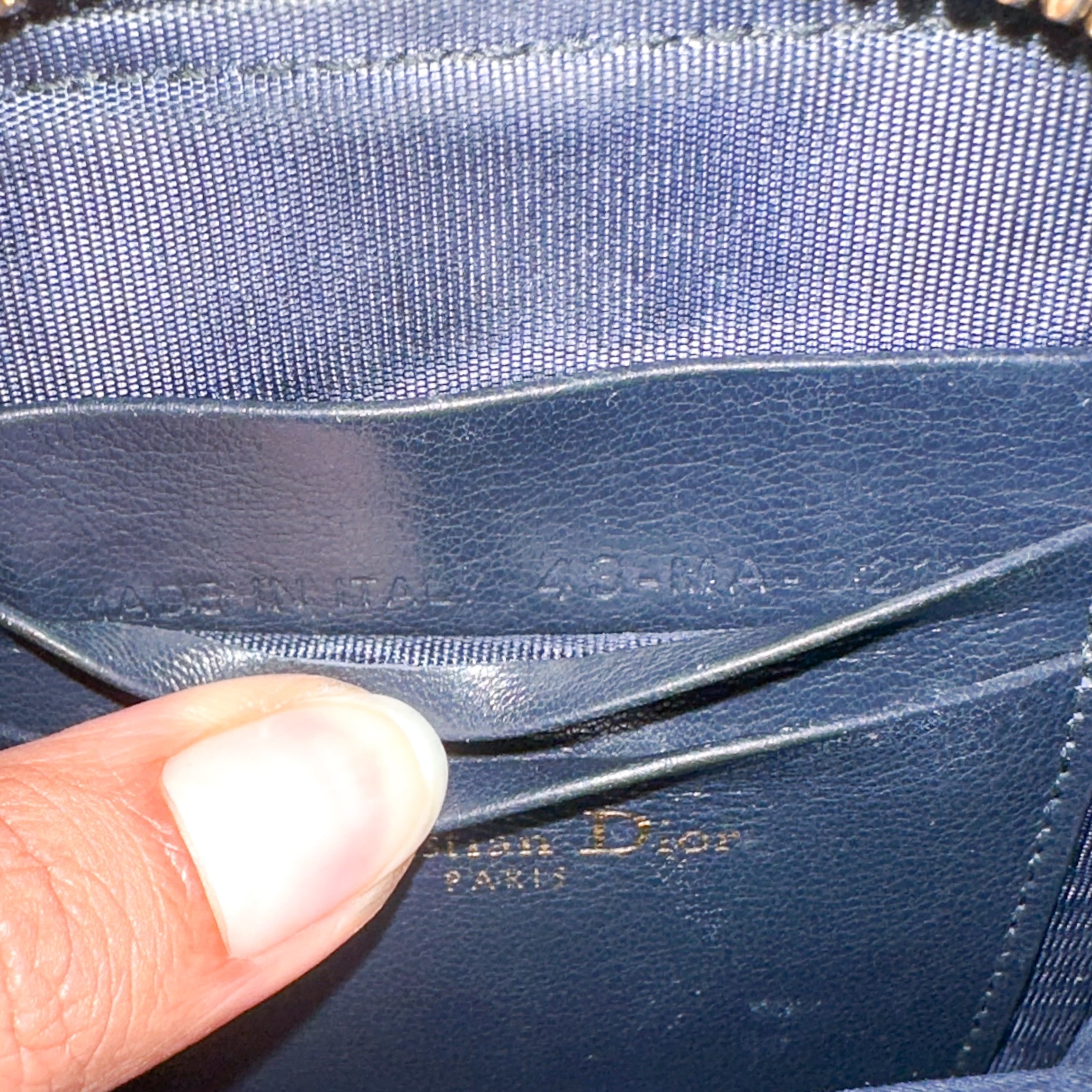 Dior Oblique 30 Montaigne Tech Holder in Blue Canvas (RRP £1000) | Authentic Preloved - Reloved Again