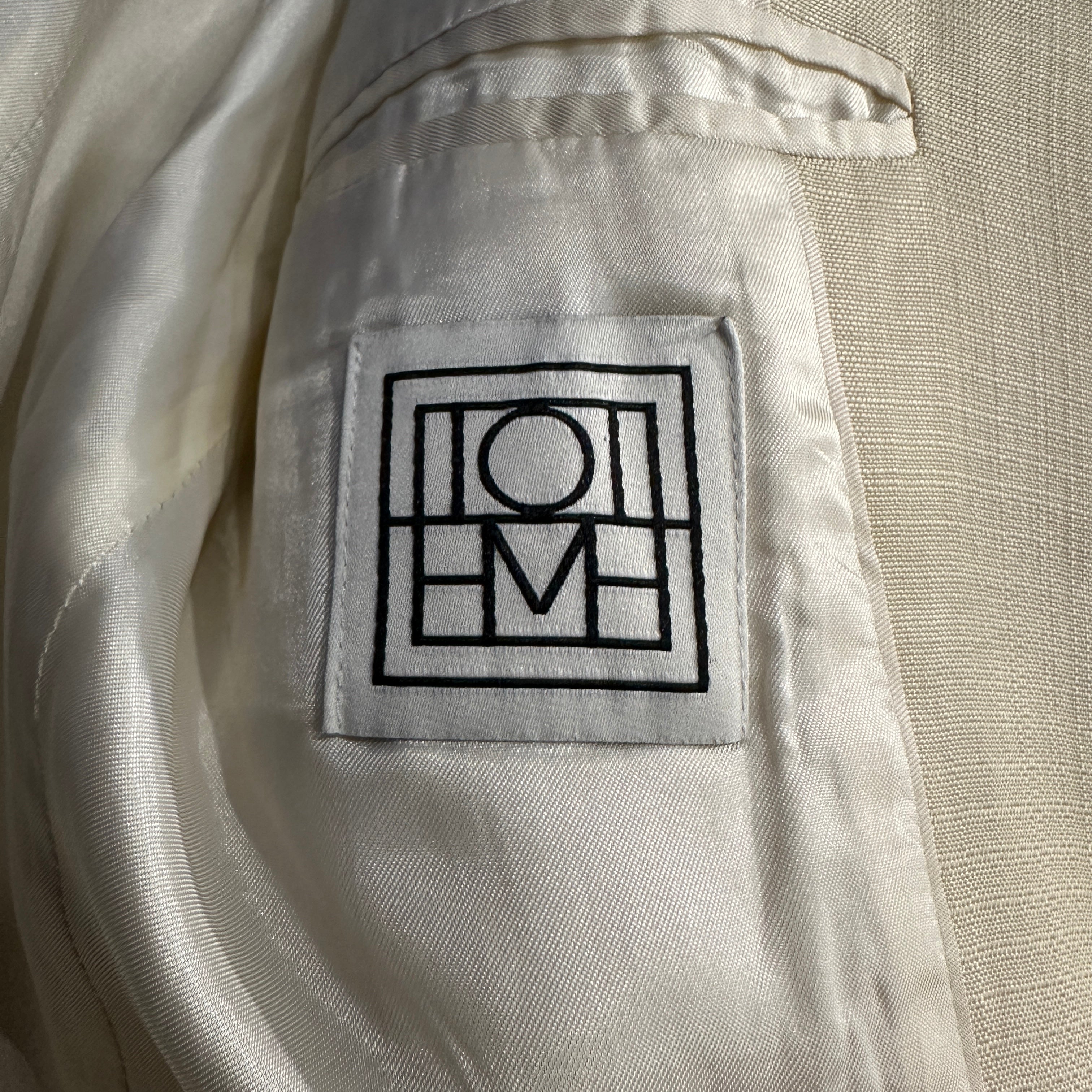 Toteme Cream Pine Suit Blazer RRP £880 | Authentic Preloved FINAL SALE