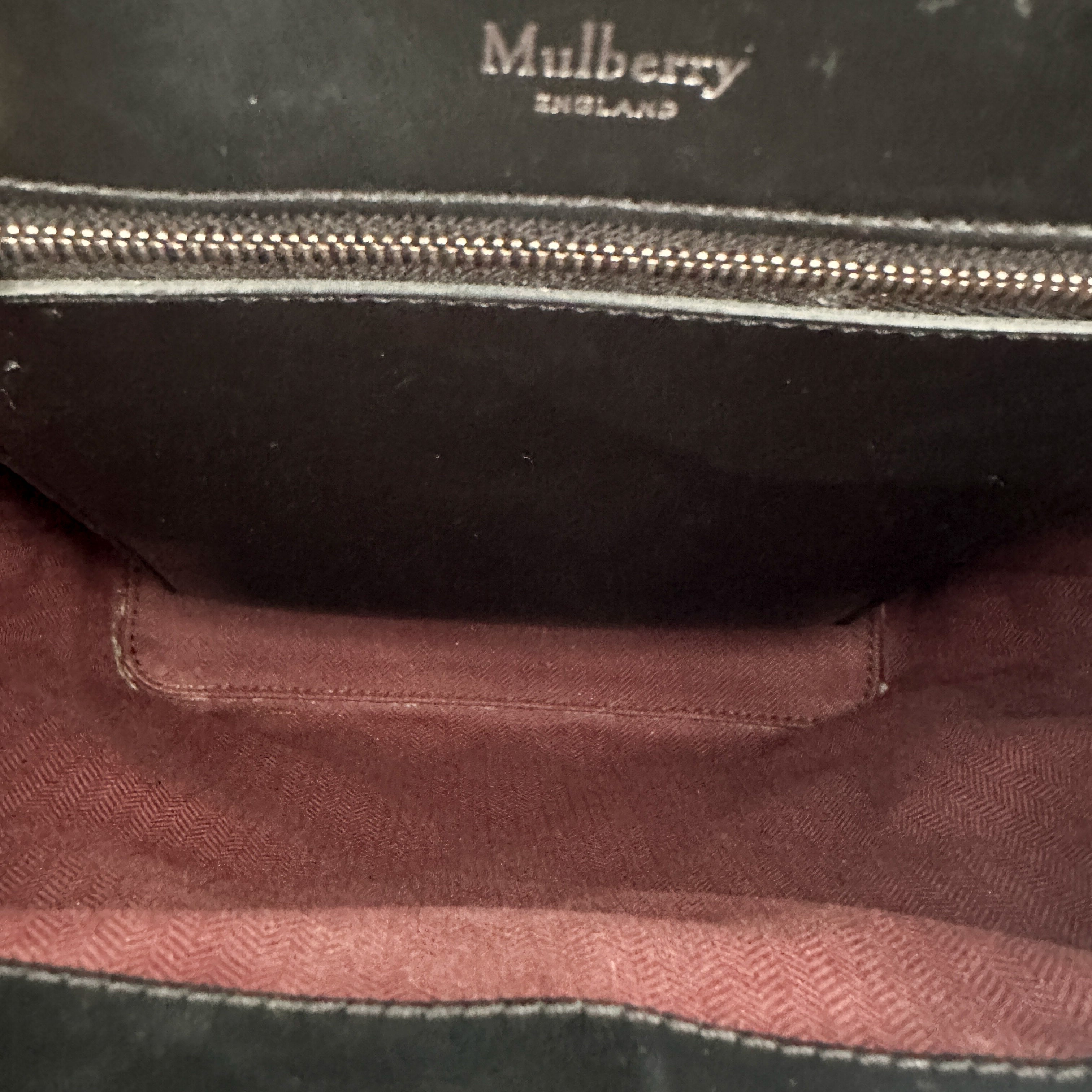 Mulberry Black Bayswater Mini Quilted Backpack (RRP £695) | Authentic Preloved