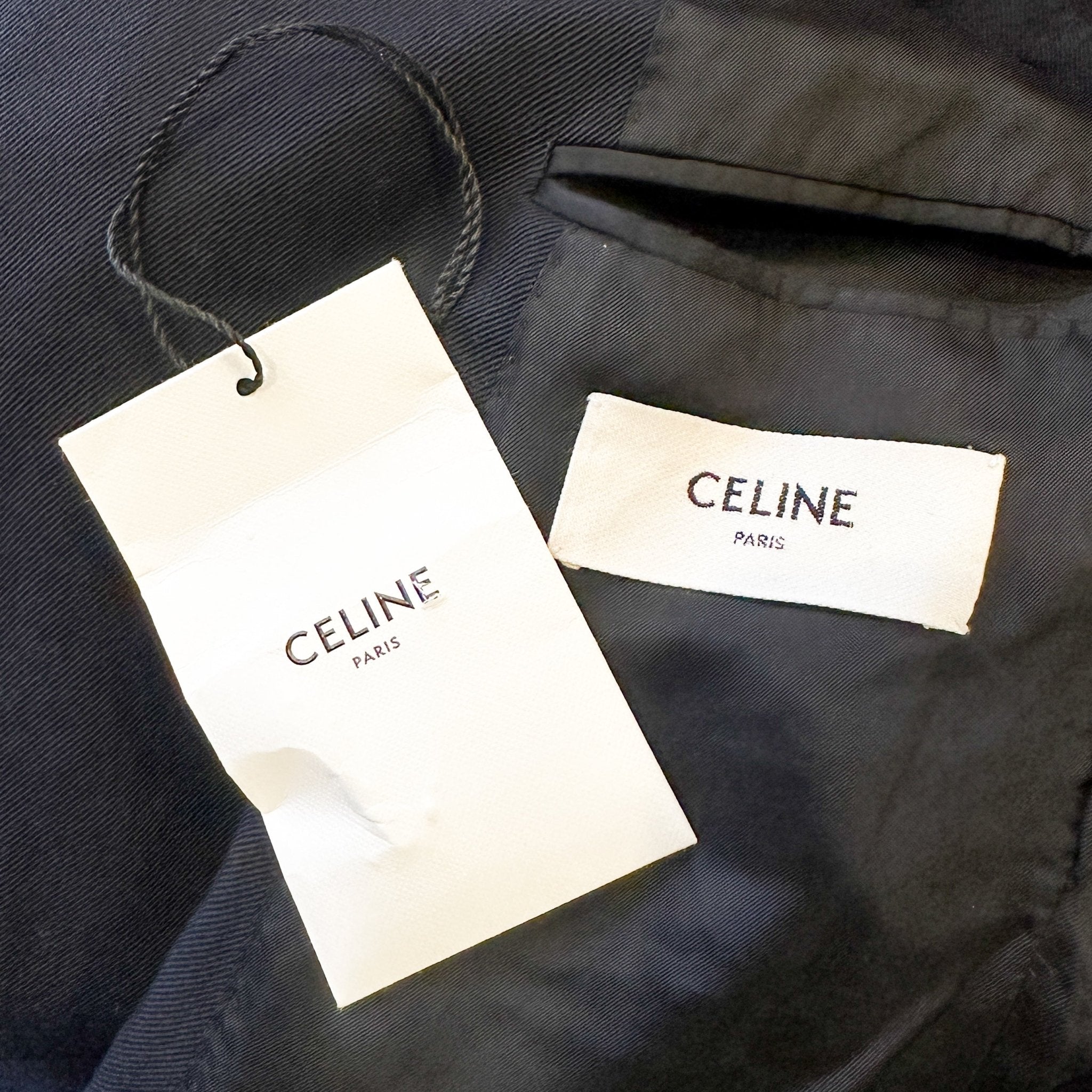 NEW Celine Navy Military Blazer with Gold Buttons RRP £2500 | Authentic Preloved - Reloved Again