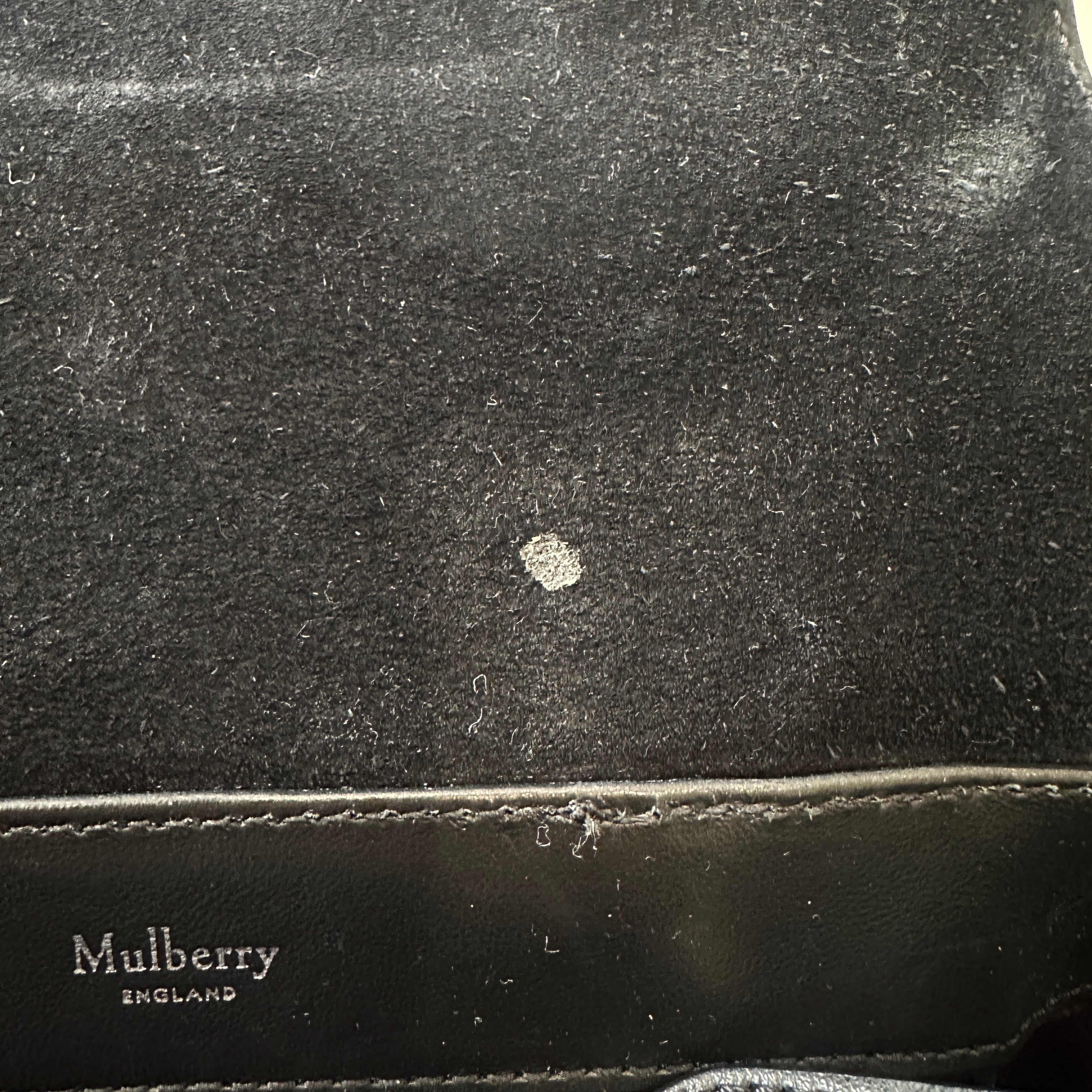 Mulberry Black Bayswater Mini Quilted Backpack (RRP £695) | Authentic Preloved