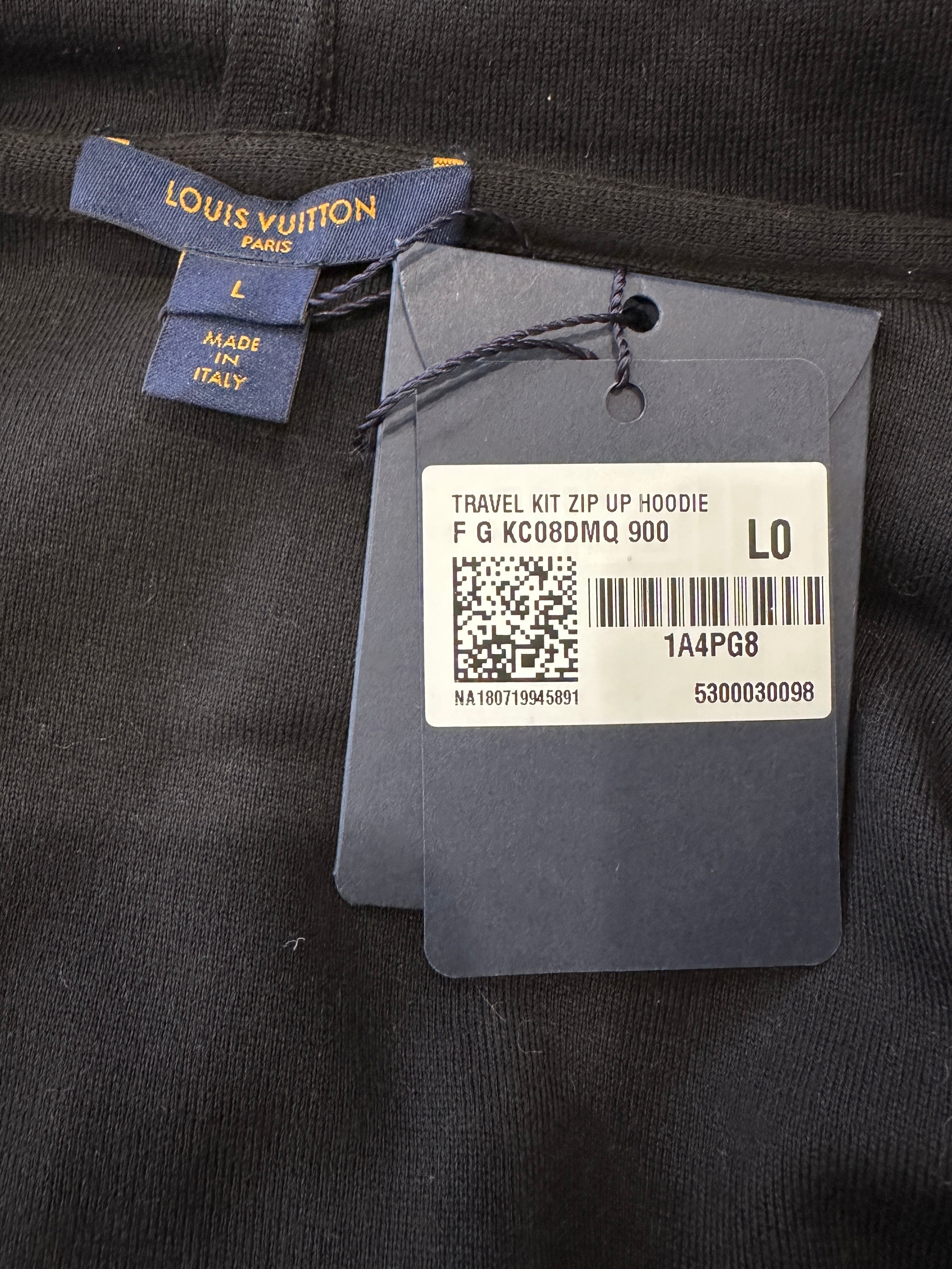 NEW Louis Vuitton Black Travel Kit Sweatsuit RRP £1.85K | Authentic Preloved