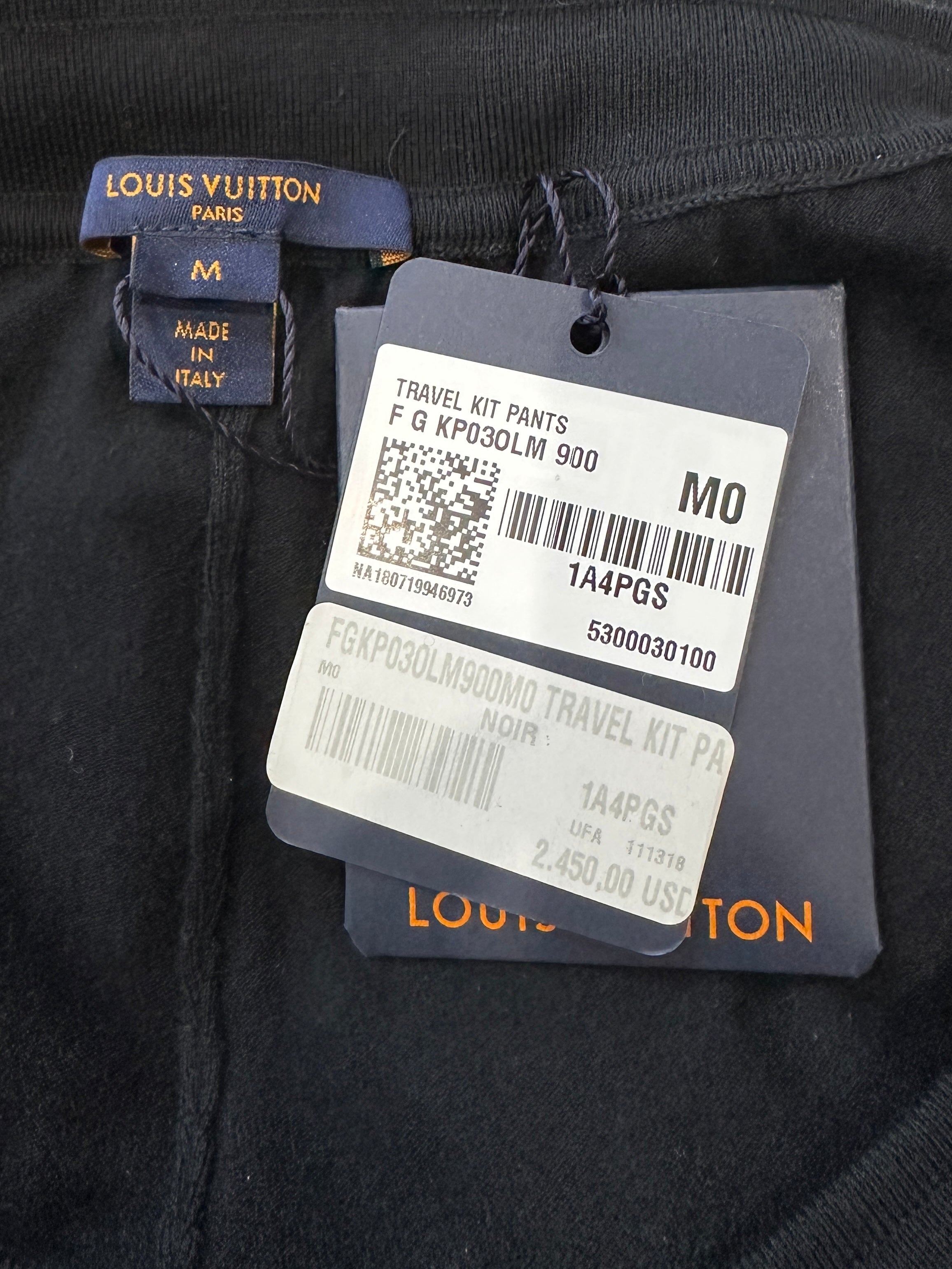 NEW Louis Vuitton Black Travel Kit Sweatsuit RRP £1.85K | Authentic Preloved