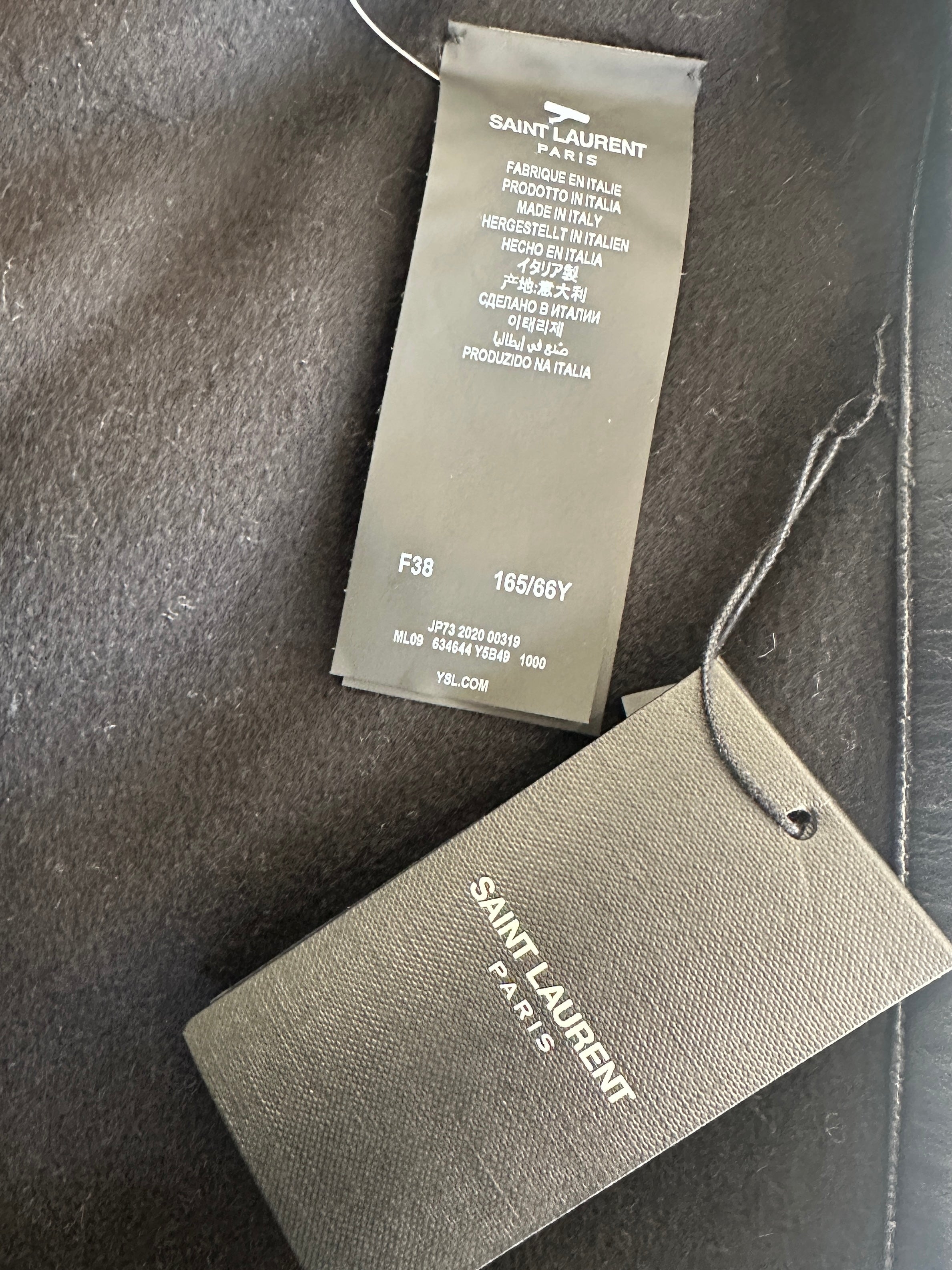 NEW Saint Laurent Black Wool Cape RRP £1900 | Authentic Preloved