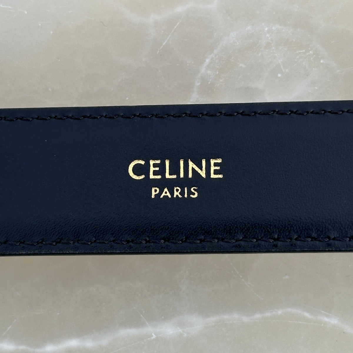 Celine Triomphe Belt in Black (RRP £490) | FINAL SALE Authentic Preloved - Reloved Again