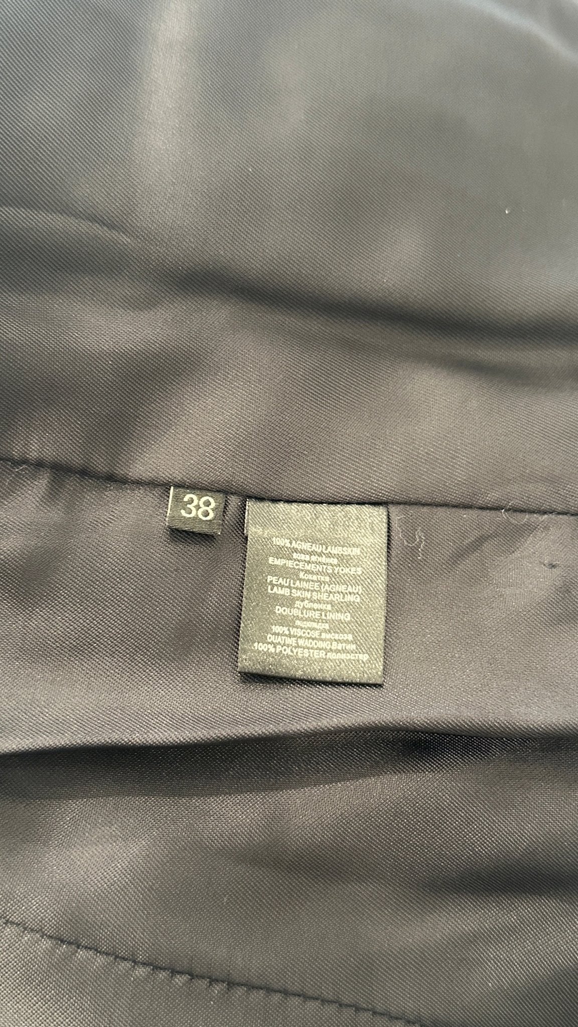 Barbara Bui 100% Lambskin Shearling Leather Jacket (RRP £3900) | Authentic Preloved - Reloved Again