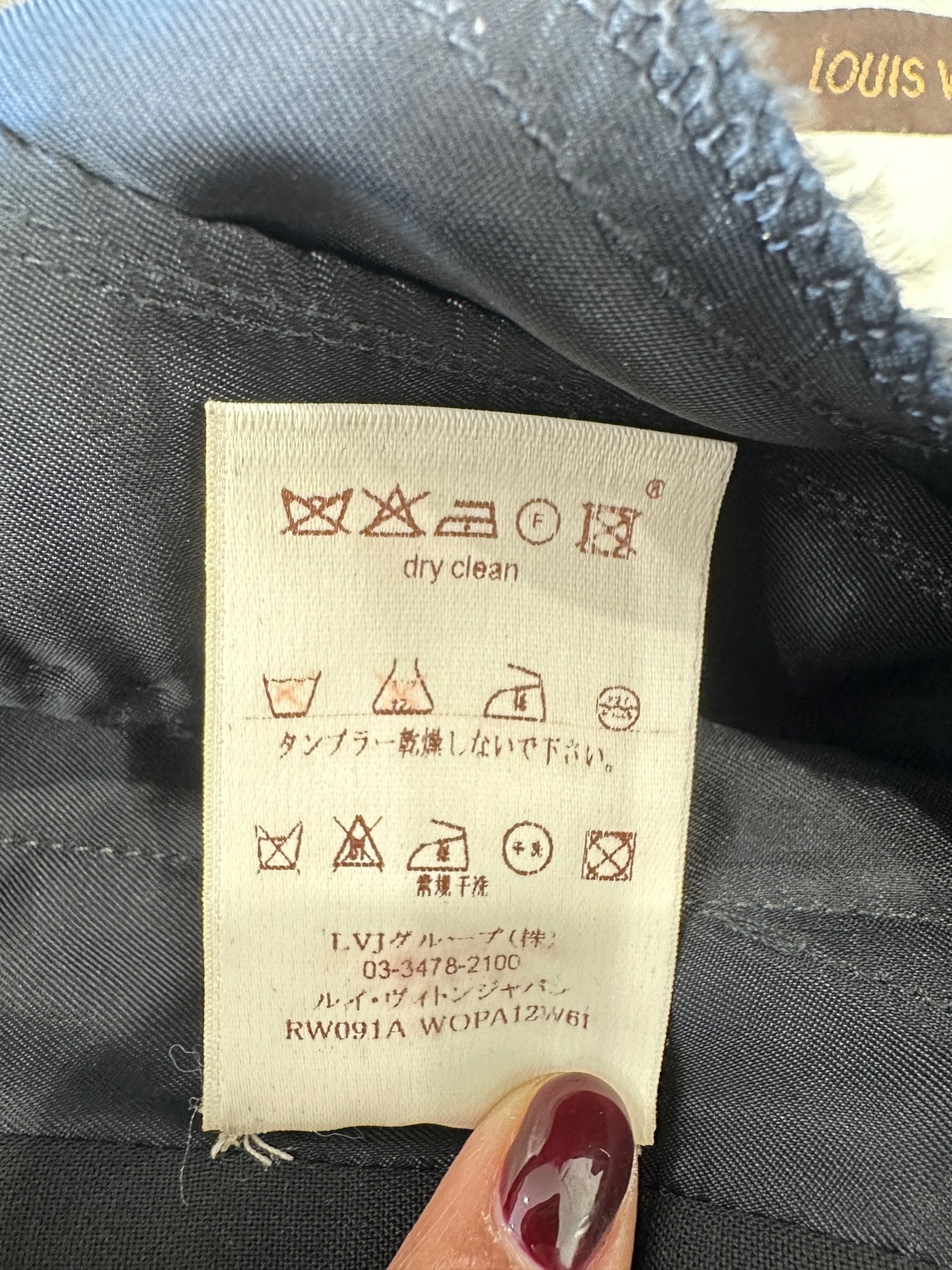 Louis Vuitton Black Button Trousers RRP £1680 | Authentic Preloved - Reloved Again