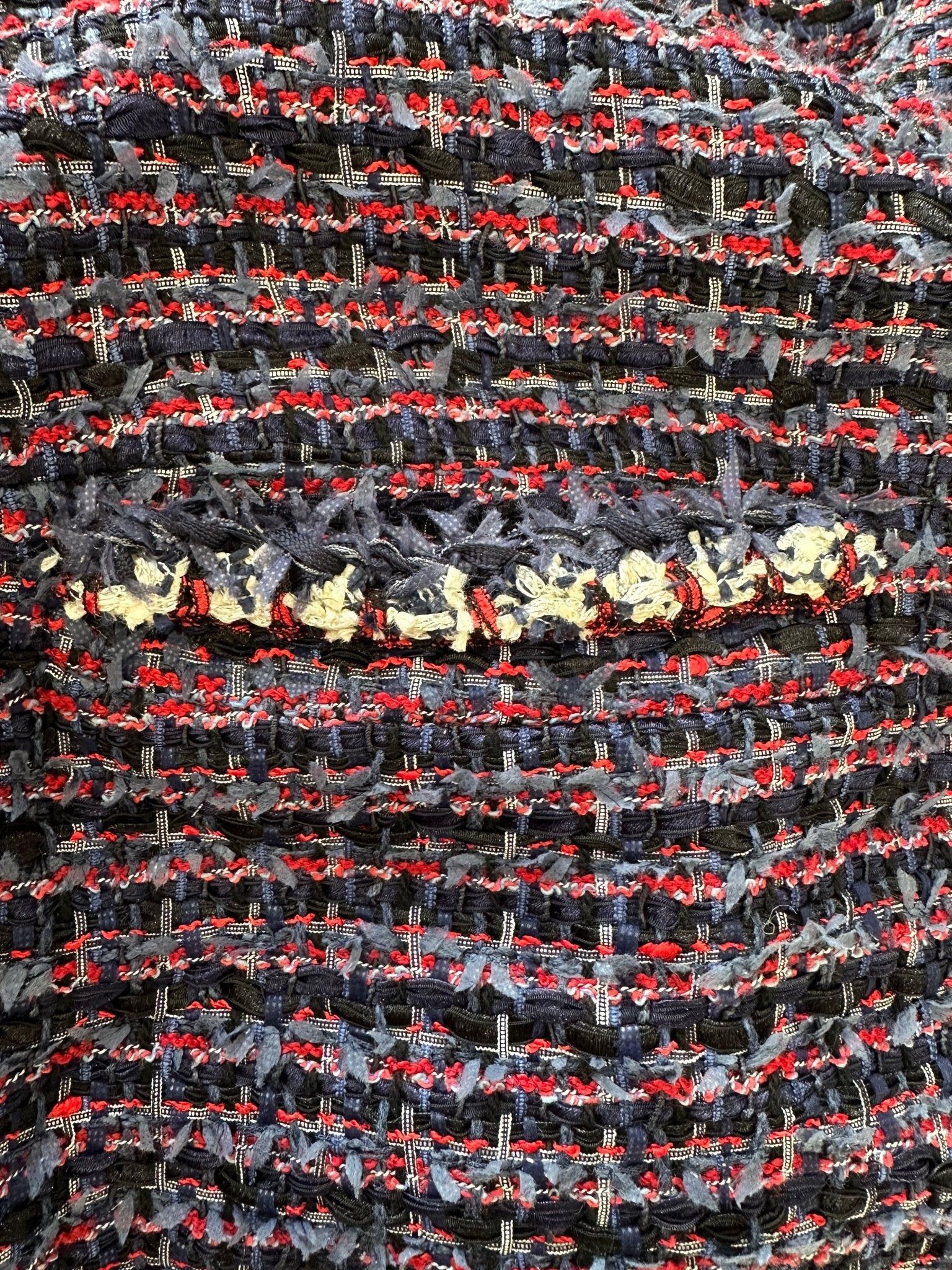 Chanel Blue and Red Boucle Suit RRP £5.5K | Authentic Preloved - Reloved Again