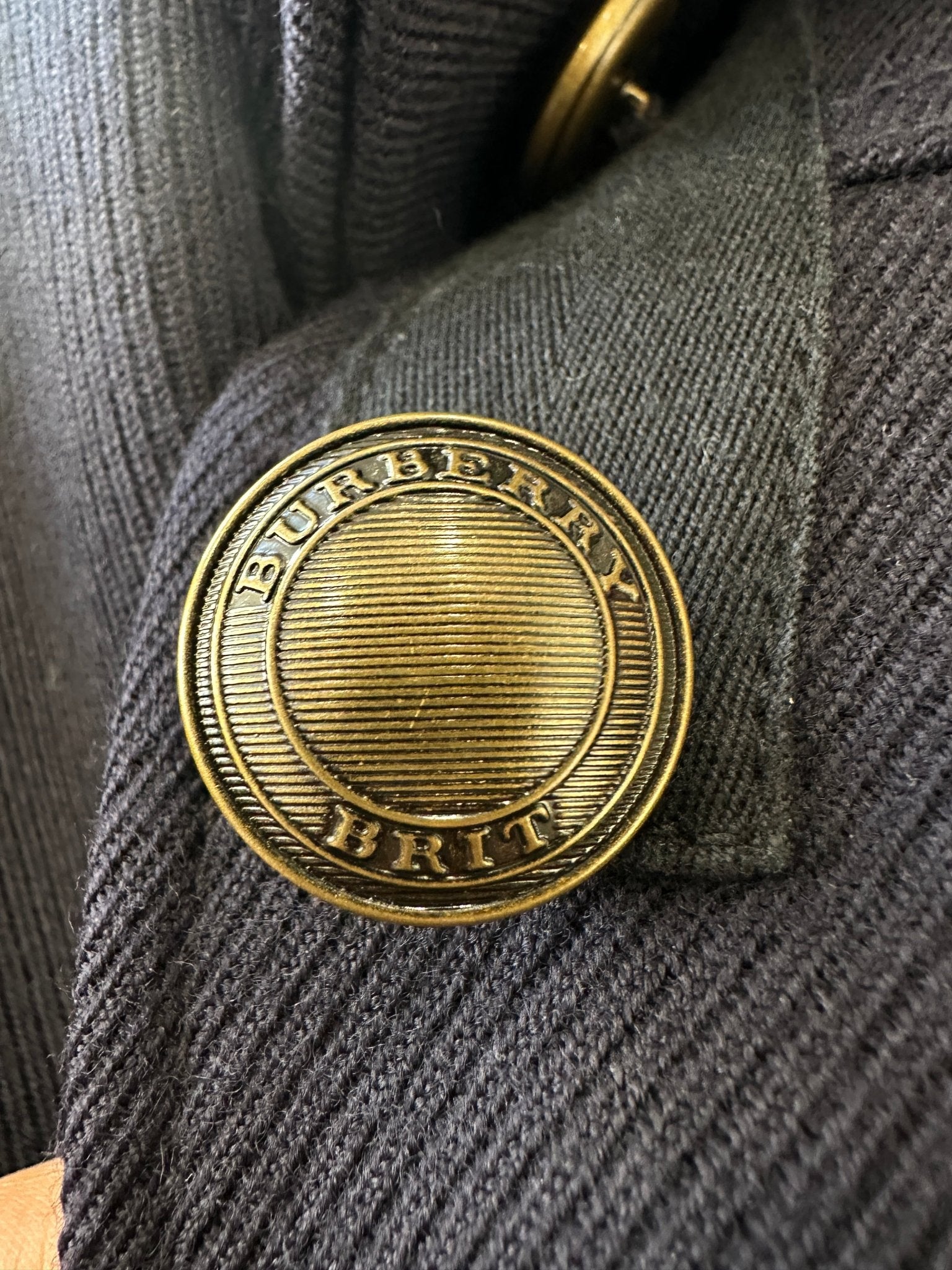 Burberry Brit Navy Banaptes Wool Coat RRP £595 | Authentic Preloved - Reloved Again