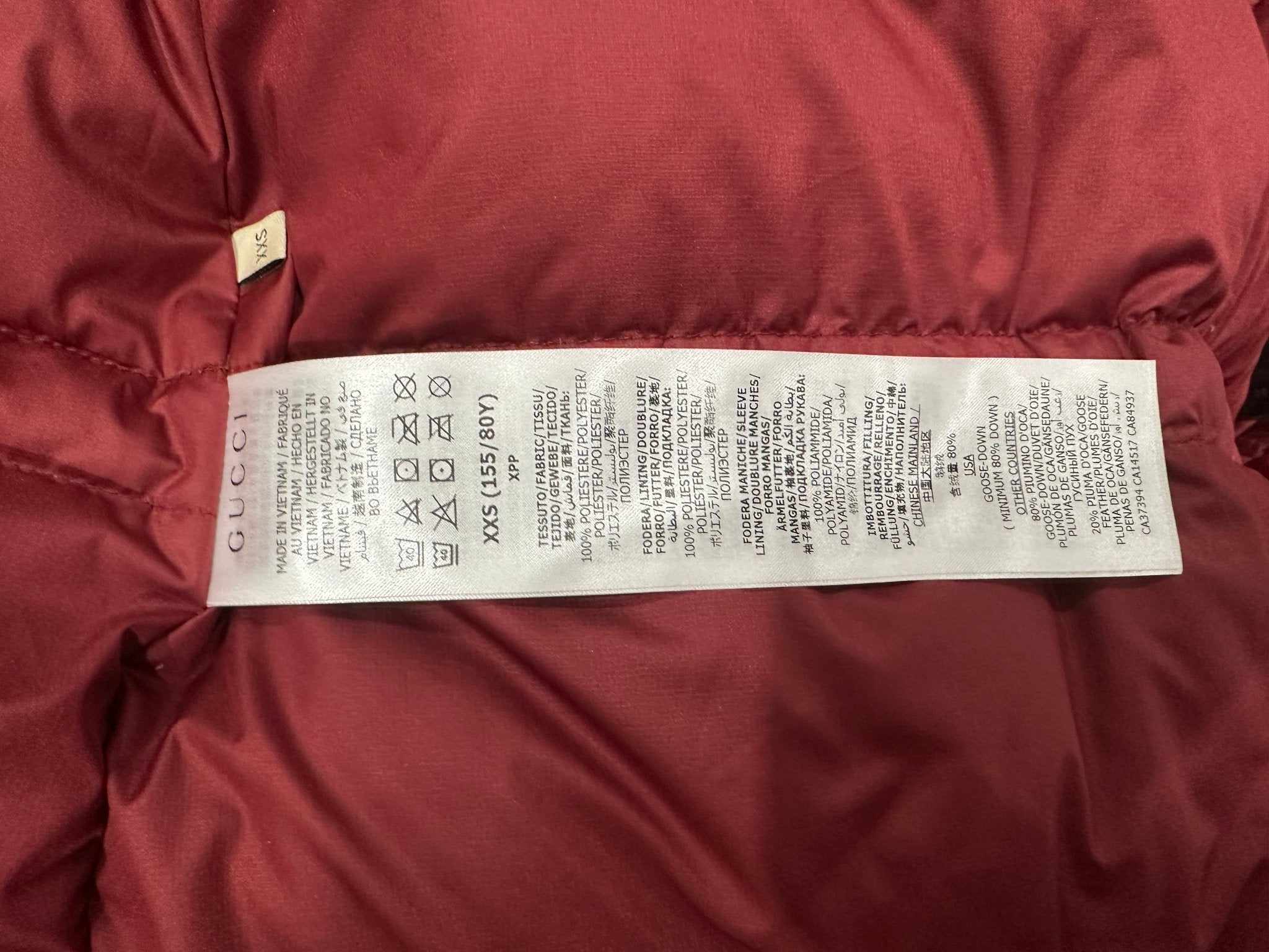 The North Face X Gucci Khaki Oversized Down Parka RRP £2500 | Authentic Preloved - Reloved Again