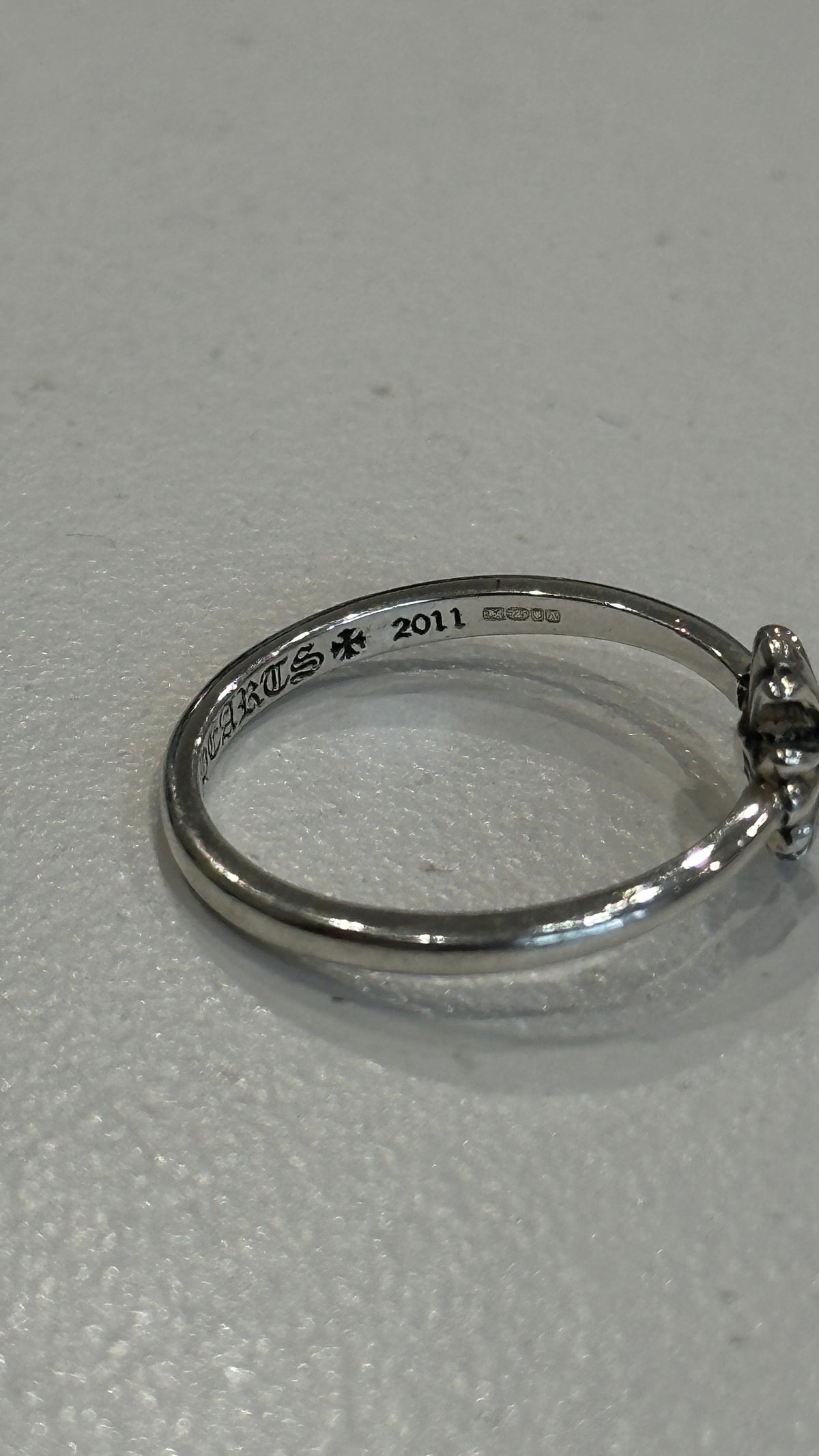 Chrome Hearts Silver Bubblegum Ring Silver 2011 (RRP £510) | FINAL SALE Authentic Preloved
