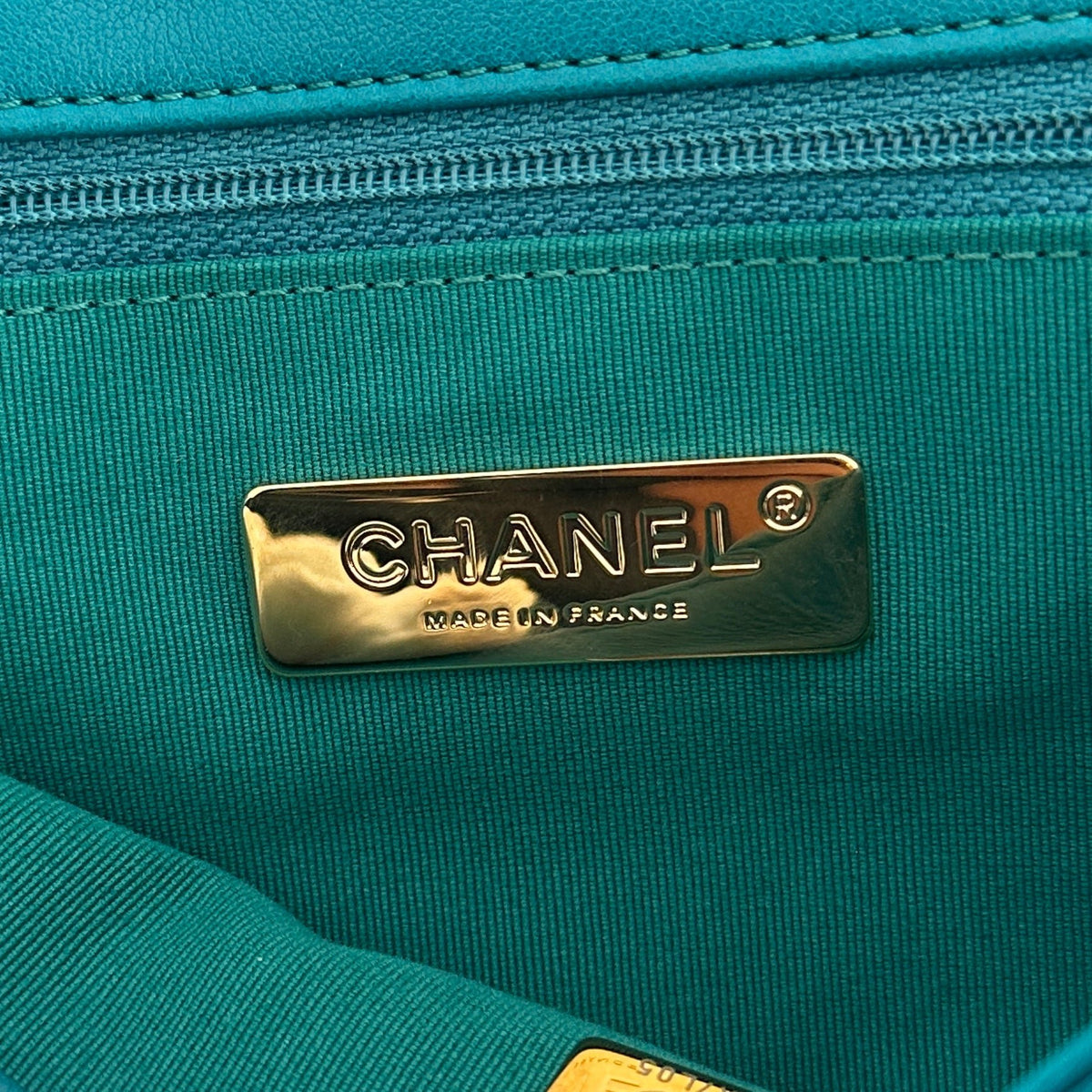 Chanel 19 Small Flap Bag in Green Lambskin Quilted Leather Mixed Hardware (RRP £5,780) | Authentic Preloved - Reloved Again