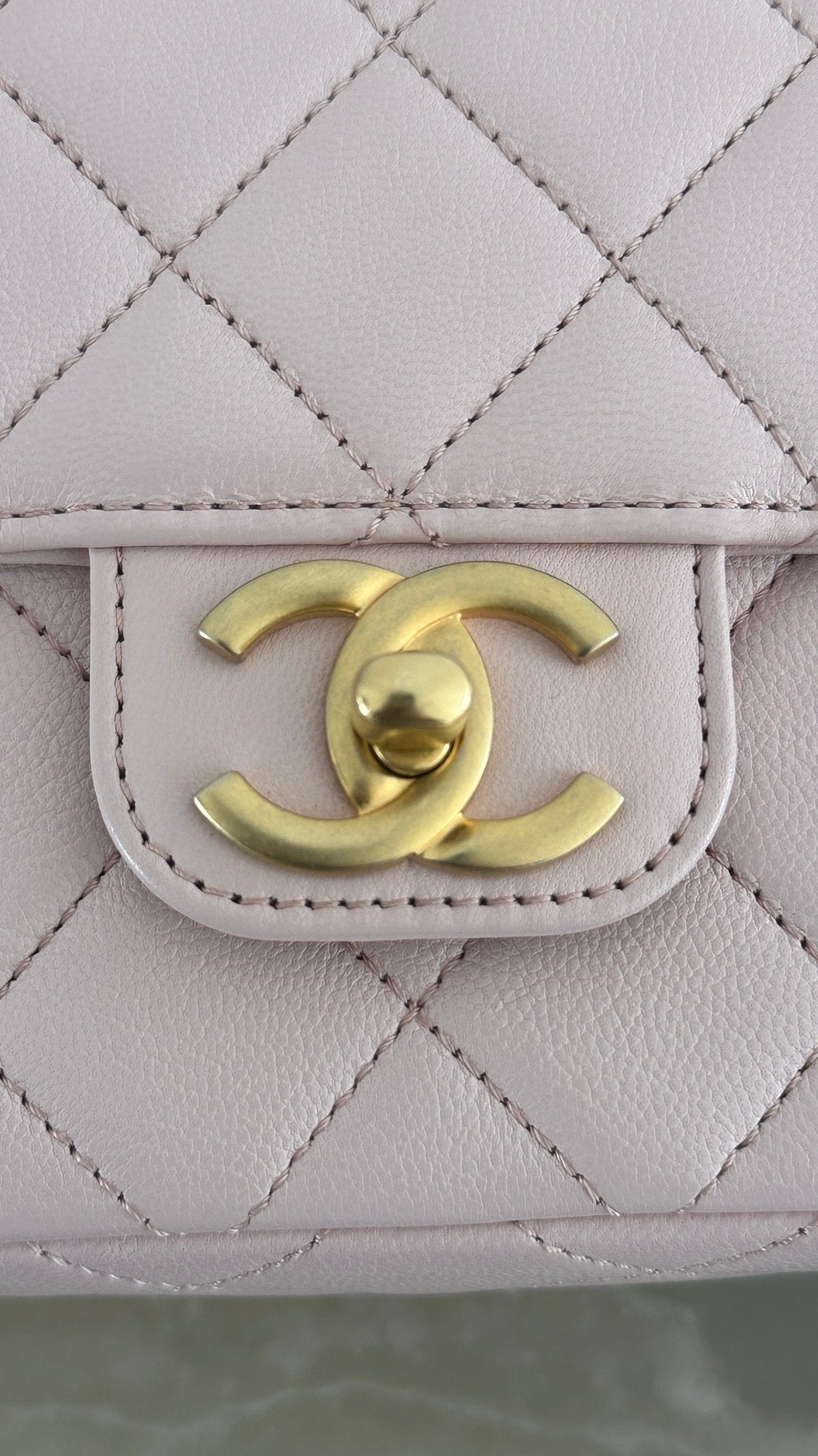 Chanel Classic Mini Flap Bag Pink Quilted Lambskin (RRP £4,390) | Authentic Preloved - Reloved Again