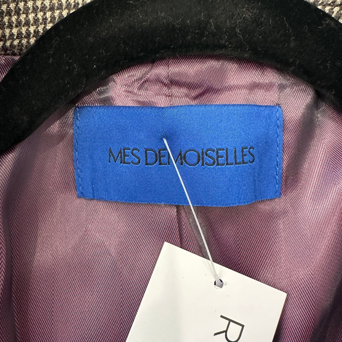Mes Demoiselles Houndstooth Blazer (RRP £700)| Authentic Preloved - Reloved Again